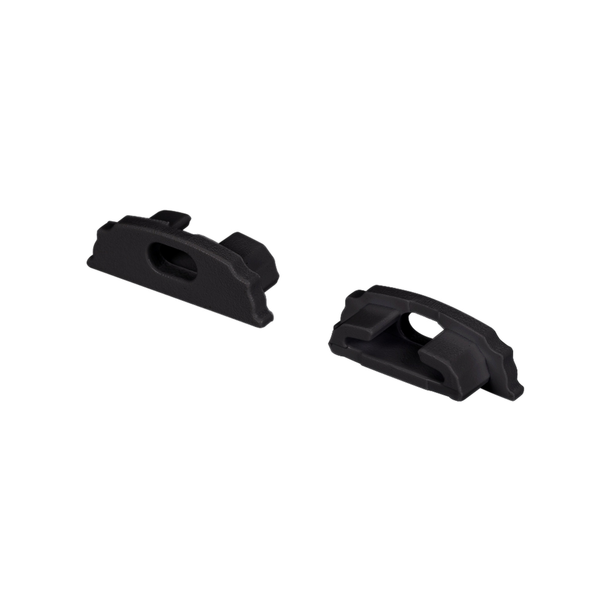 Заглушка ARH-BENT-W18 BLACK с отверстием 039589 - Arlight