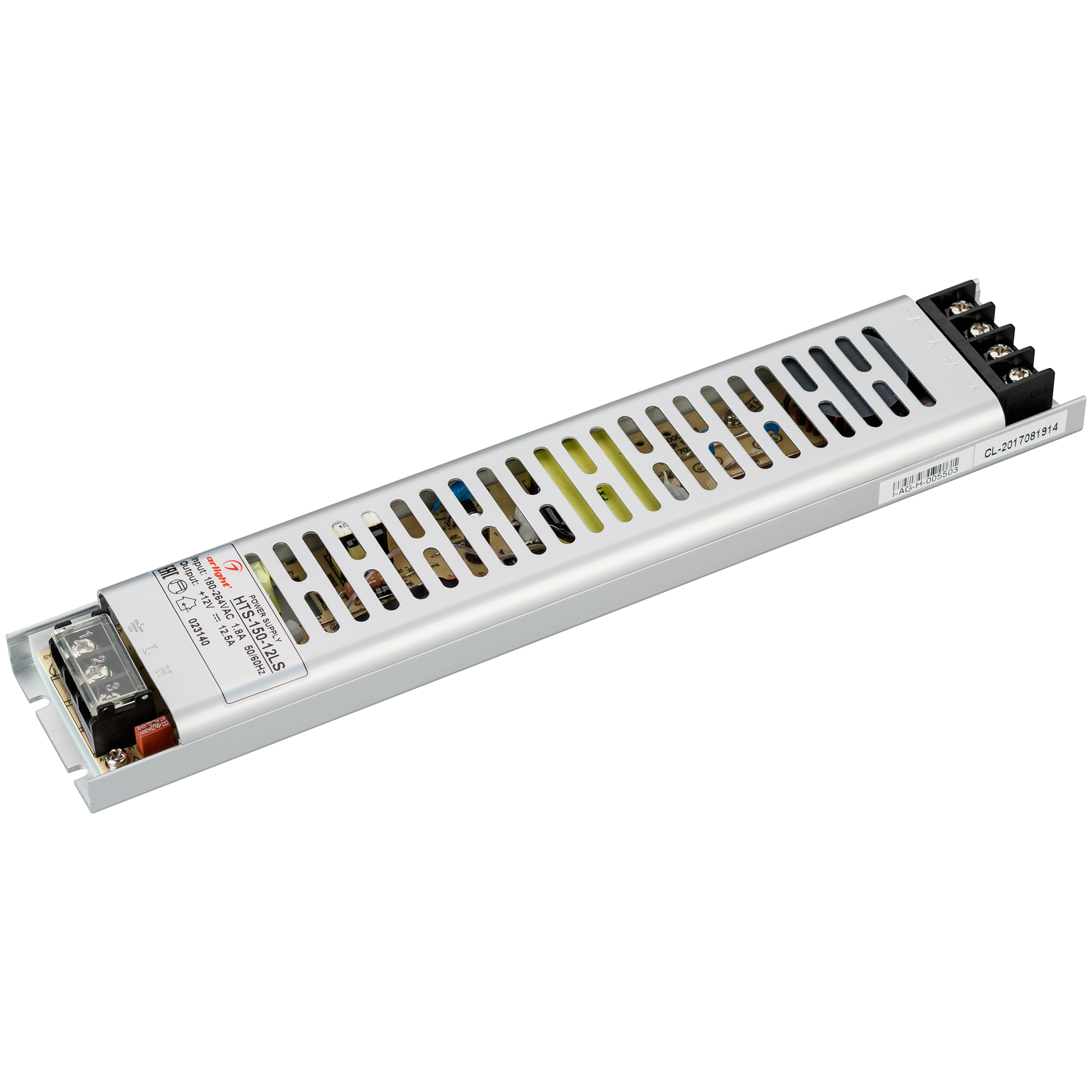 Блок питания HTS-150-12-LS (12V, 12.5A, 150W) 023140 - Arlight
