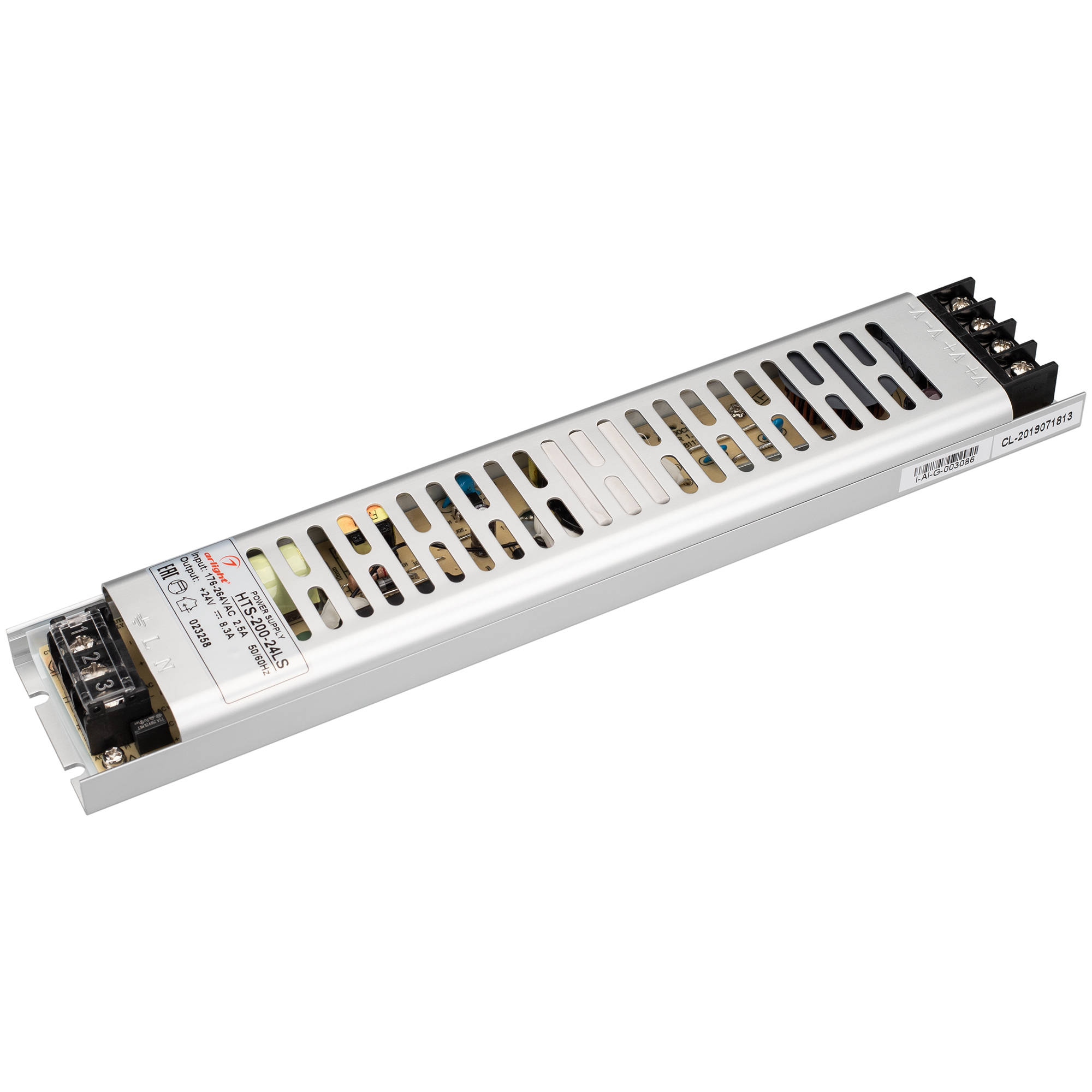 Блок питания HTS-200-24-LS (24V, 8.3A, 200W) 023258 - Arlight