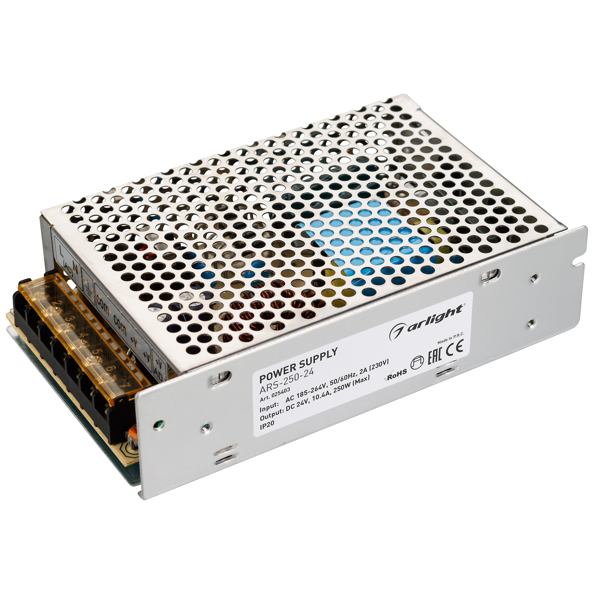 Блок питания ARS-250-24 (24V, 10.4A, 250W) 025403 - Arlight