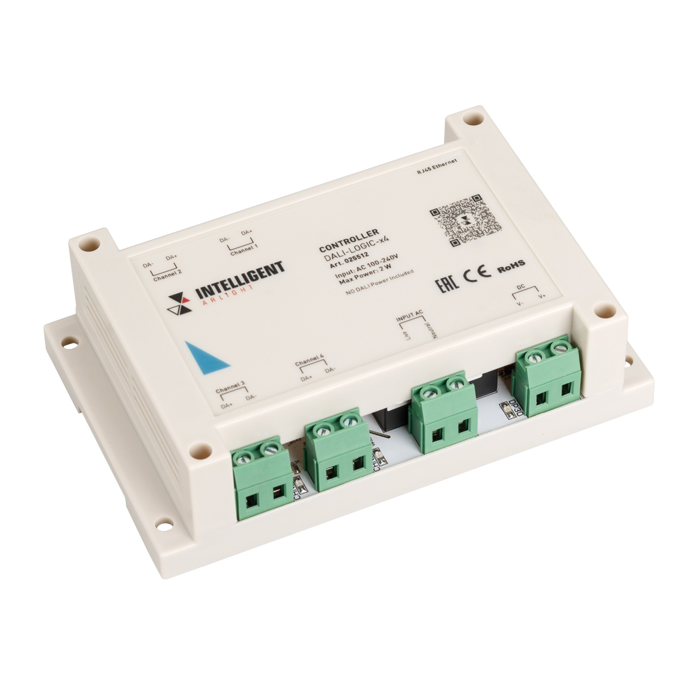 INTELLIGENT ARLIGHT Контроллер DALI-LOGIC-x4 (230B, Ethernet) 025512 - Arlight