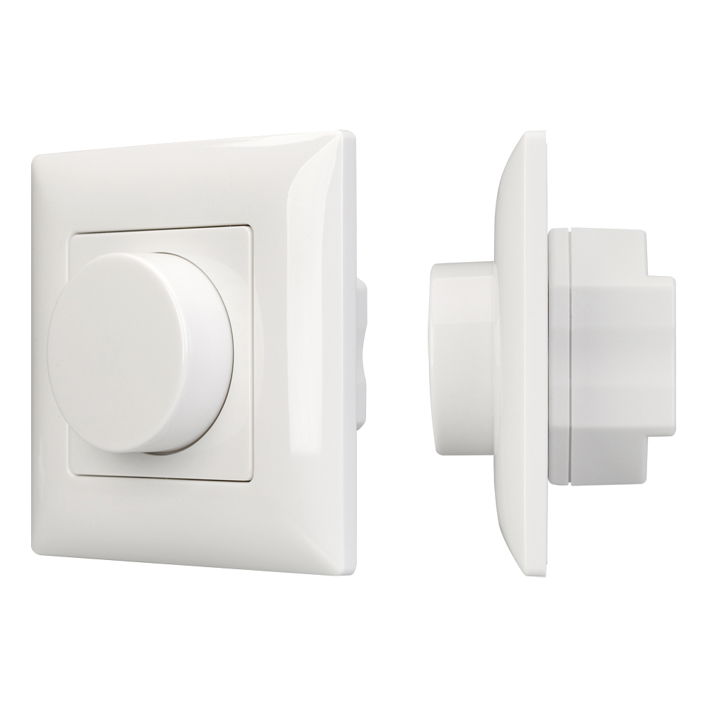 Панель SMART-P14-DIM-IN White (230V, 3A, 0-10V, Rotary, 2.4G) 025037 - Arlight