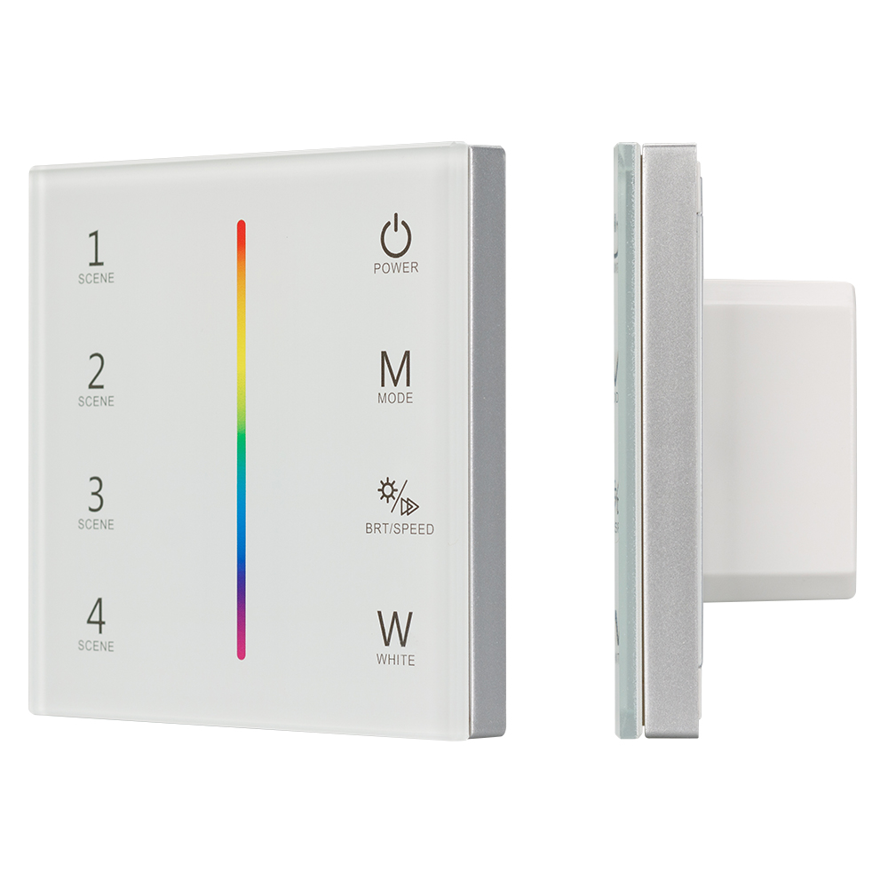 Панель Sens SMART-P22-RGBW White (12-24V, 4x3A, 2.4G) 025168 - Arlight