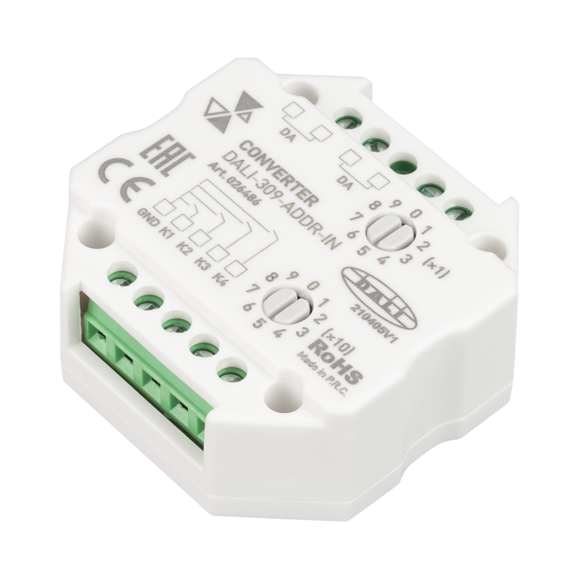 INTELLIGENT ARLIGHT Конвертер DALI-309-ADDR-IN (DALI bus) 026486 - Arlight