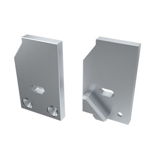 Заглушка для ALM-GLASS-10 правая с отверстием 026736 - Arlight