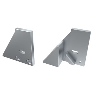 Заглушка для ALM-GLASS-10 с опорой левая с отверстием 026738 - Arlight