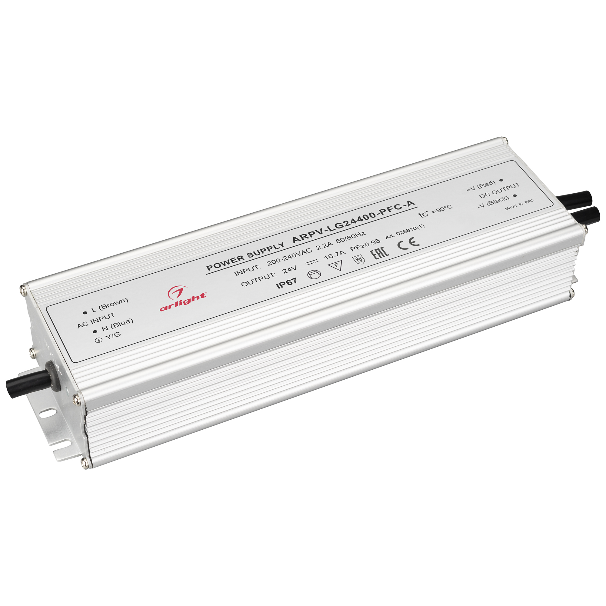 Блок питания ARPV-LG24400-PFC-A (24V, 16.7A, 400W) 026810(1) - Arlight