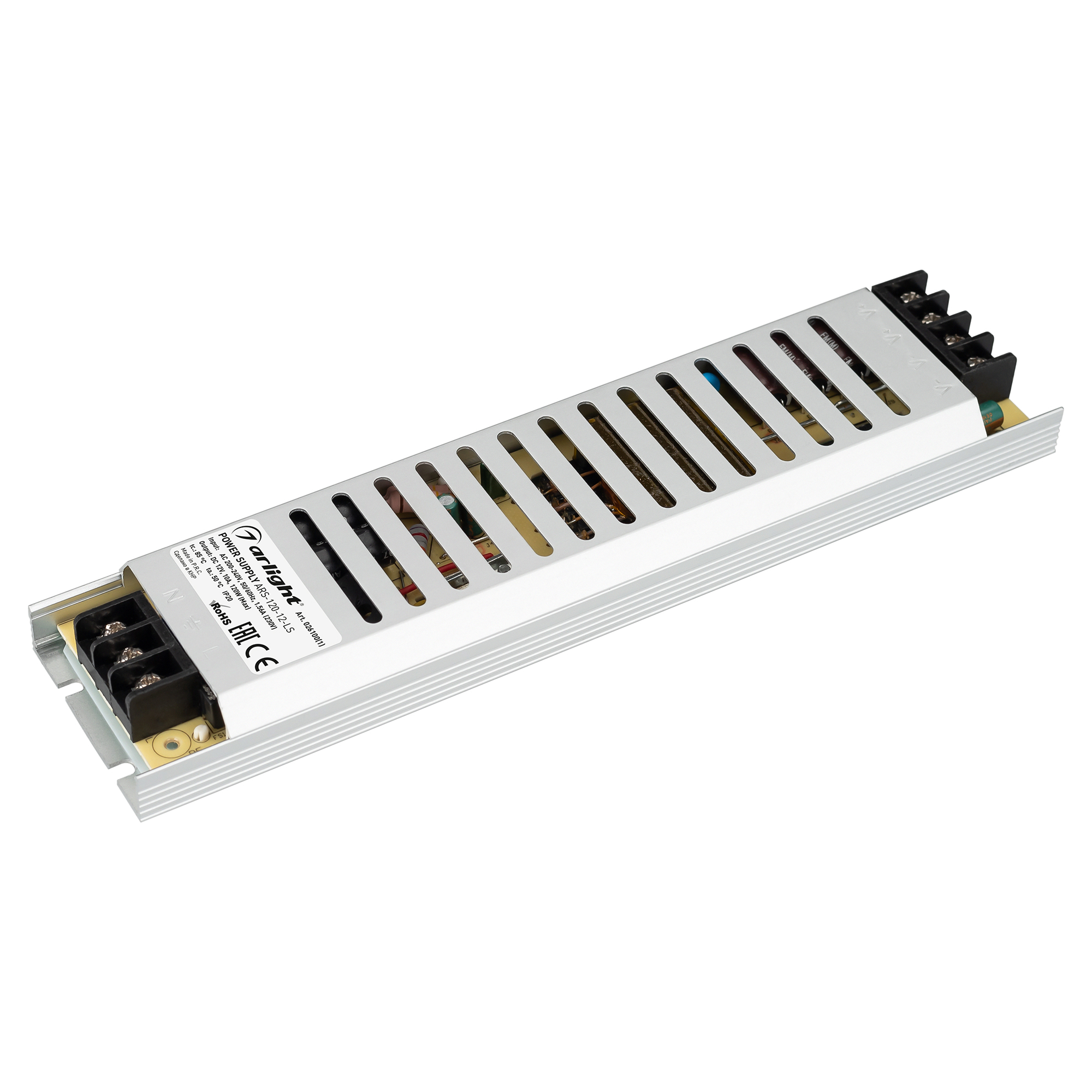Блок питания ARS-120-12-LS (12V, 10A, 120W) 026100(1) - Arlight
