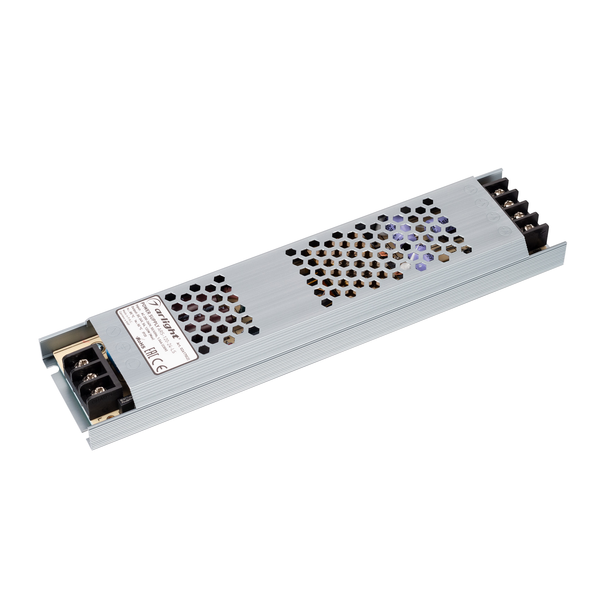 Блок питания ARS-120-24-LS (24V, 5A, 120W) 026170(2) - Arlight