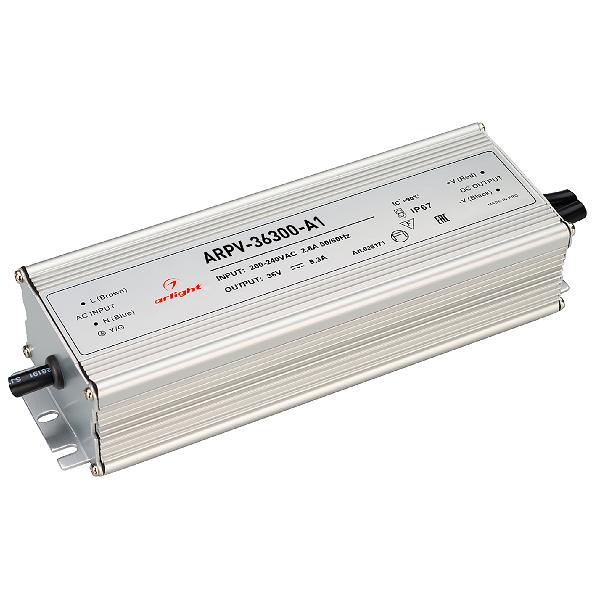Блок питания ARPV-36300-A1 (36V, 8.3A, 300W) 026171 - Arlight