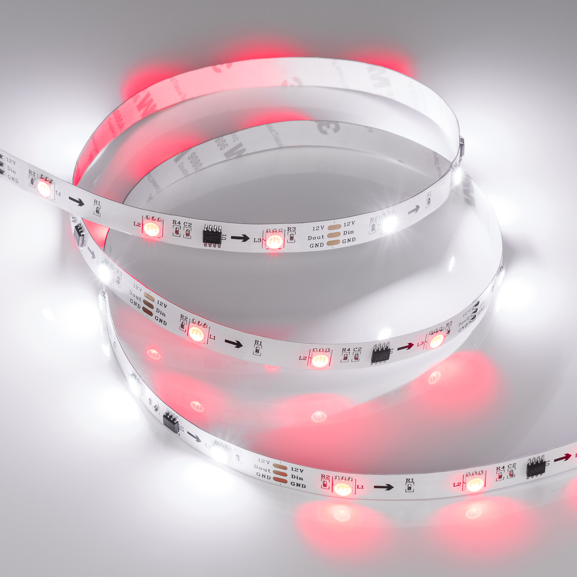 Лента SPI-B30-10mm 12V RGB-PX3 (7.2W/m, IP20, 5060, 5m) 026368(2) - Arlight