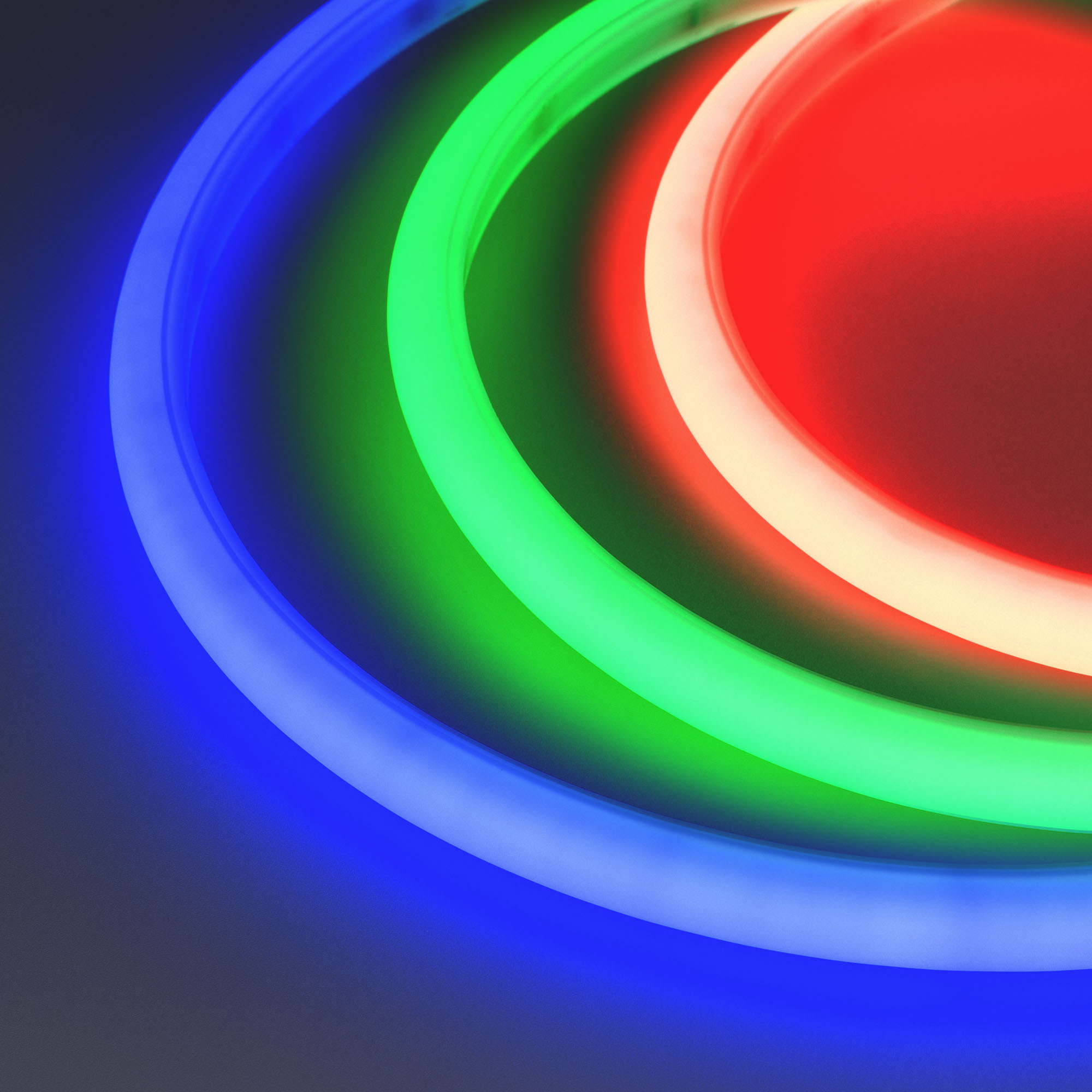 Лента герметичная MOONLIGHT-TOP-G120-16x15mm 24V RGB (12 W/m, IP67, 5m, wire x2) 042753 - Arlight