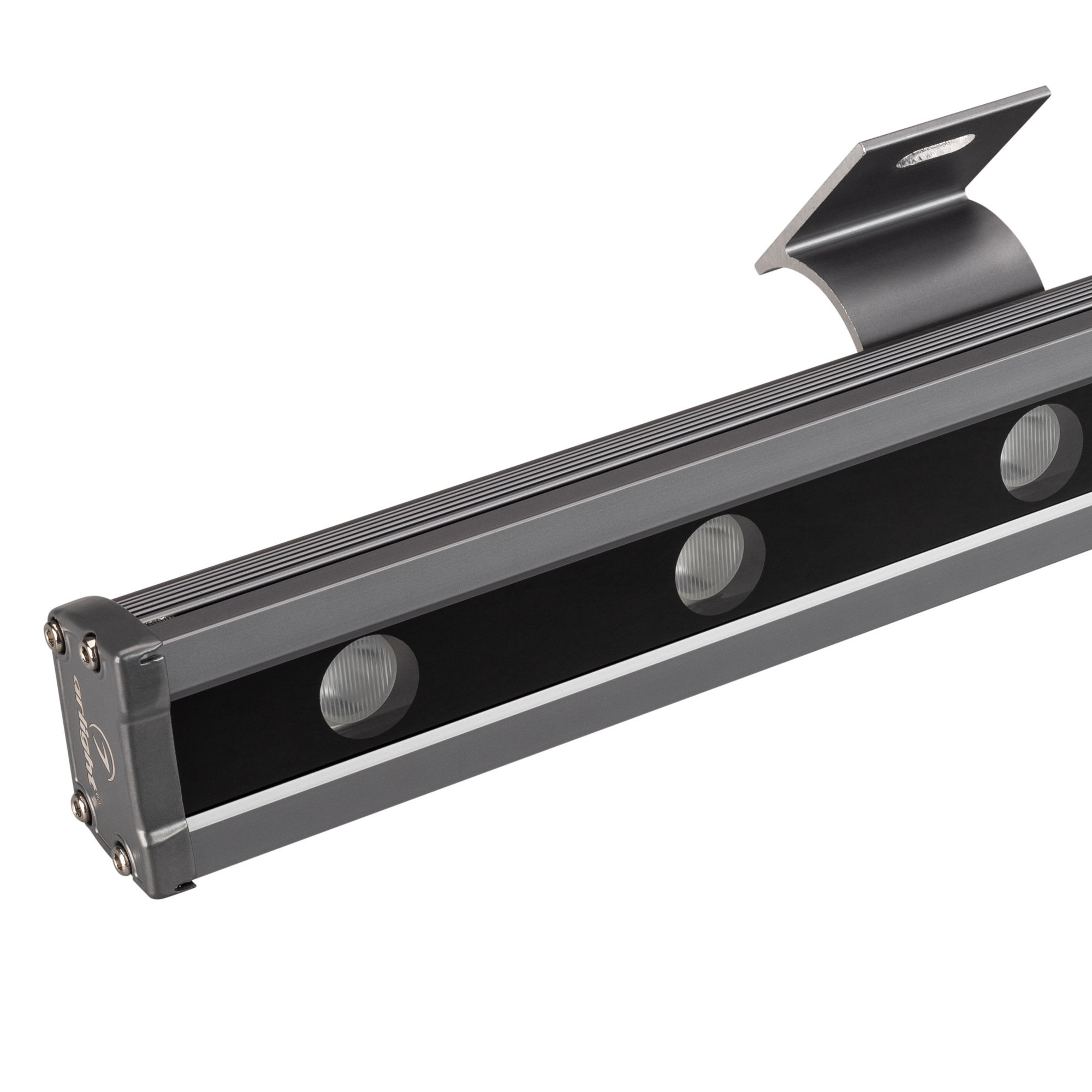 Светодиодный прожектор AR-LINE-1000L-48W-24V RGB-Day4000 (Grey, 15x45 deg, DMX512) 027282 - Arlight