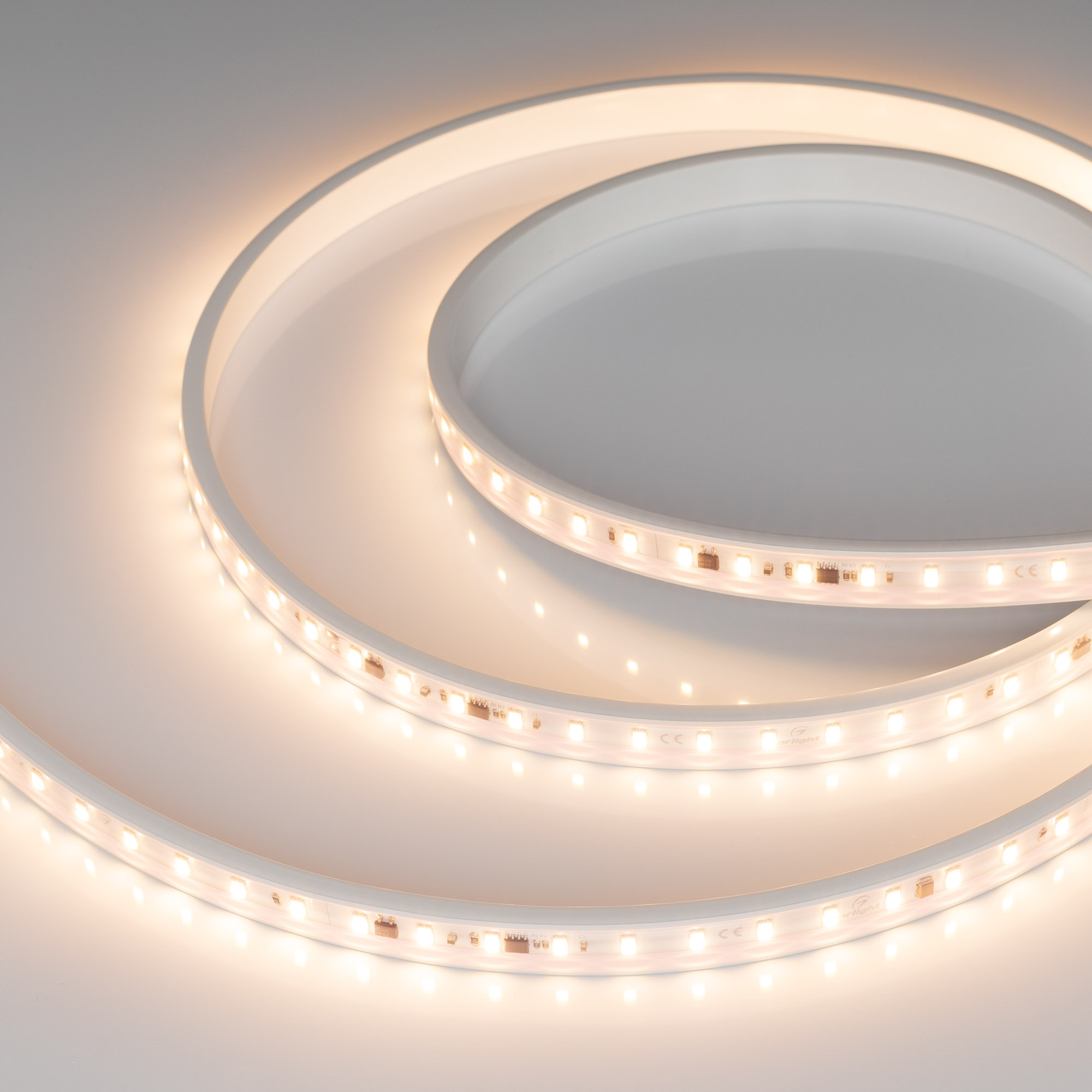 Лента герметичная ARL-PV-C72-15.5mm 230V Warm3000 (14 W/m, IP65, 5630, 50m) 027053(2) - Arlight