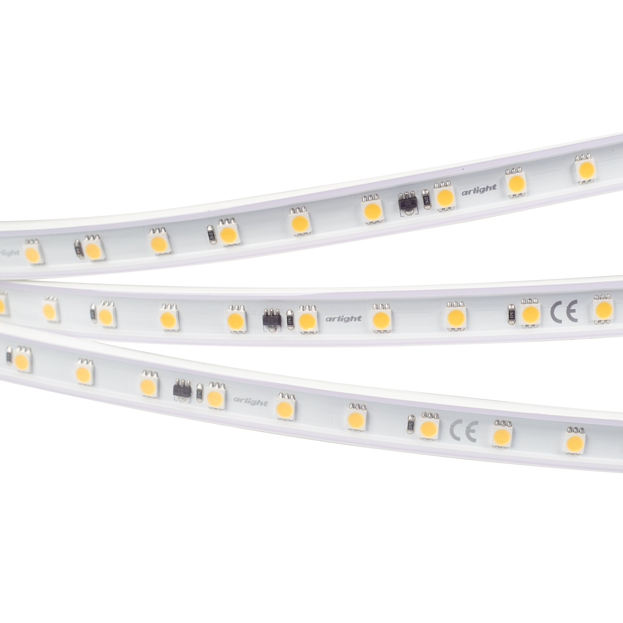 Лента герметичная ARL-PV-B54-15.5mm 230V White6000 (8 W/m, IP65, 5060, 10m) 029403(2) - Arlight