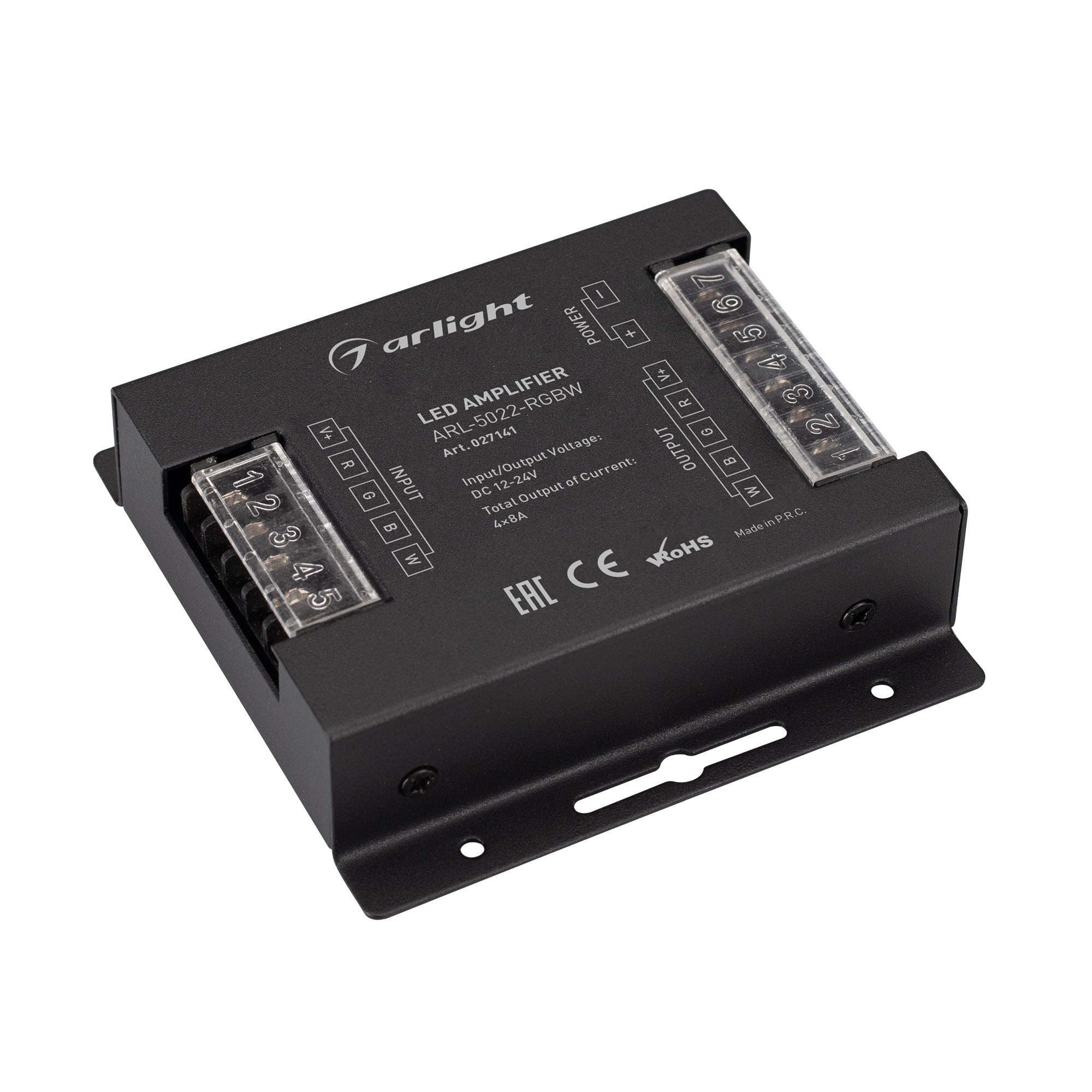 Усилитель ARL-5022-RGBW (12-24V, 4x8A, 384-768W) 027141 - Arlight