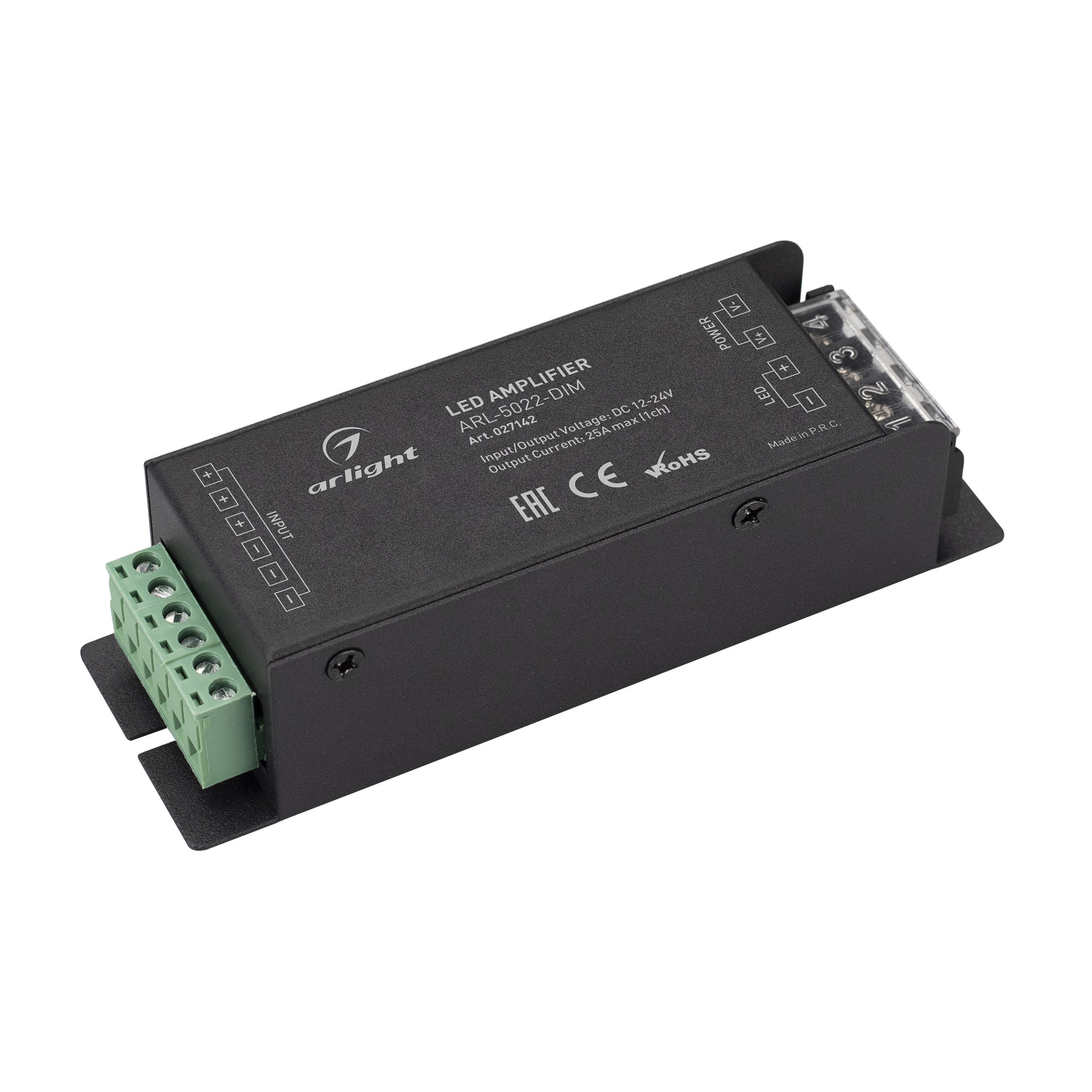 Усилитель ARL-5022-DIM (12-24V, 1x25A, 300-600W) 027142 - Arlight