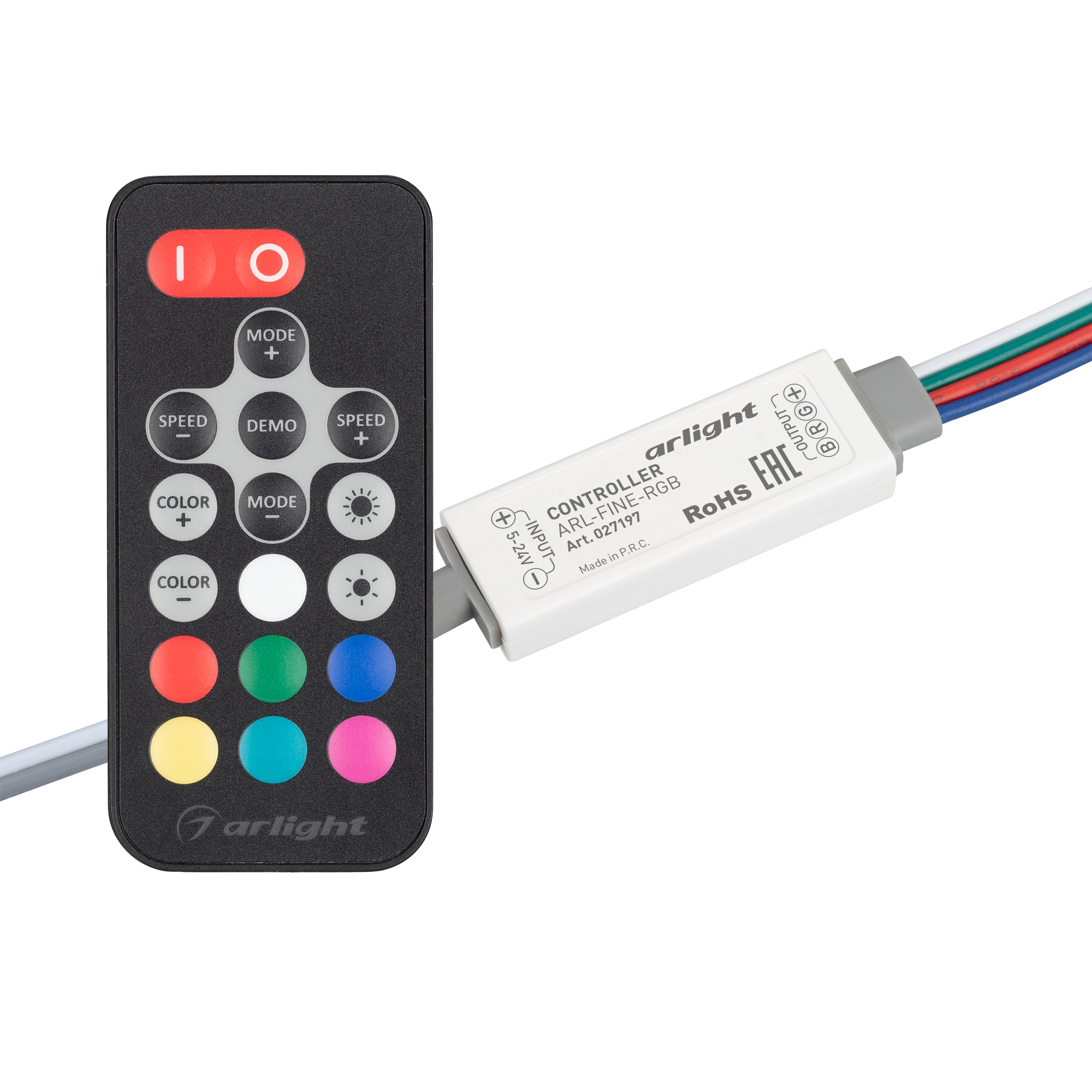 Контроллер ARL-FINE-RGB Black (5-24V, 3x2A, RF ПДУ 18кн) 027197 - Arlight