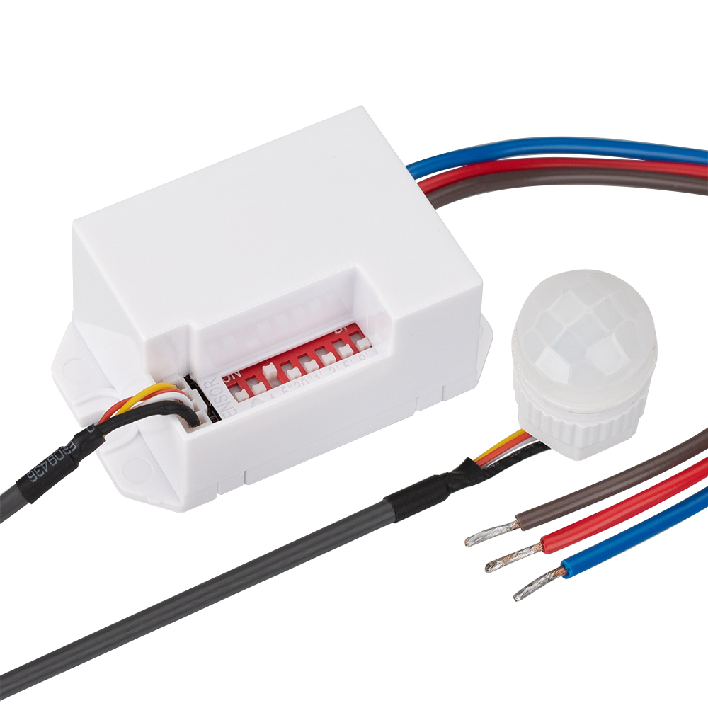 Датчик движения PRIME-PIR-IN-360-230V-MULTI (56x33mm, 800W, IP20) 027387 - Arlight