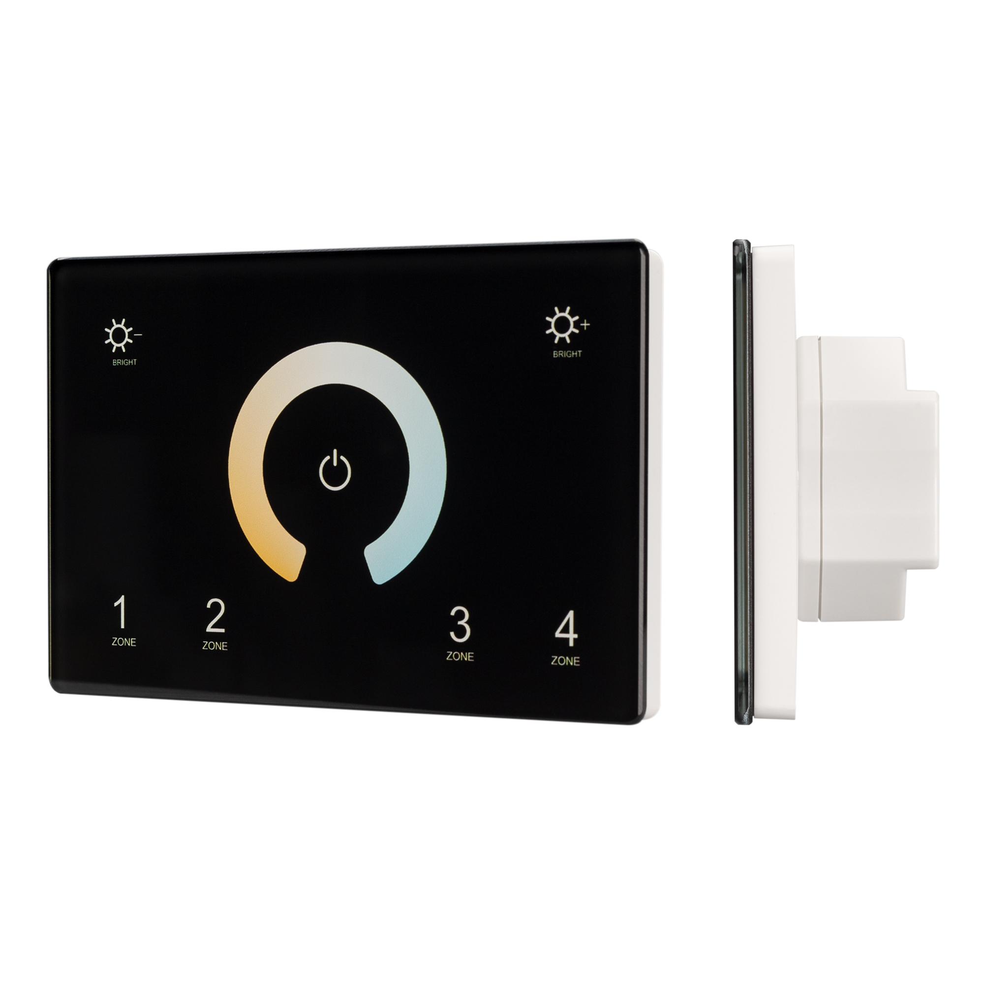 Панель Sens SMART-P81-MIX Black (230V, 4 зоны, 2.4G) 028401 - Arlight