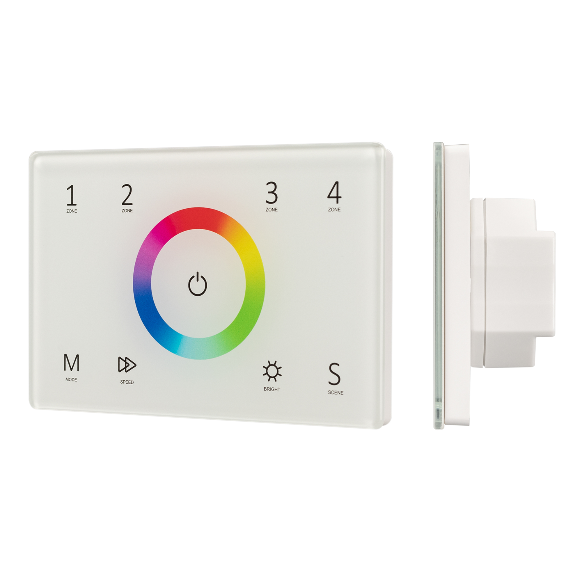 Панель Sens SMART-P83-RGB White (230V, 4 зоны, 2.4G) 028402 - Arlight
