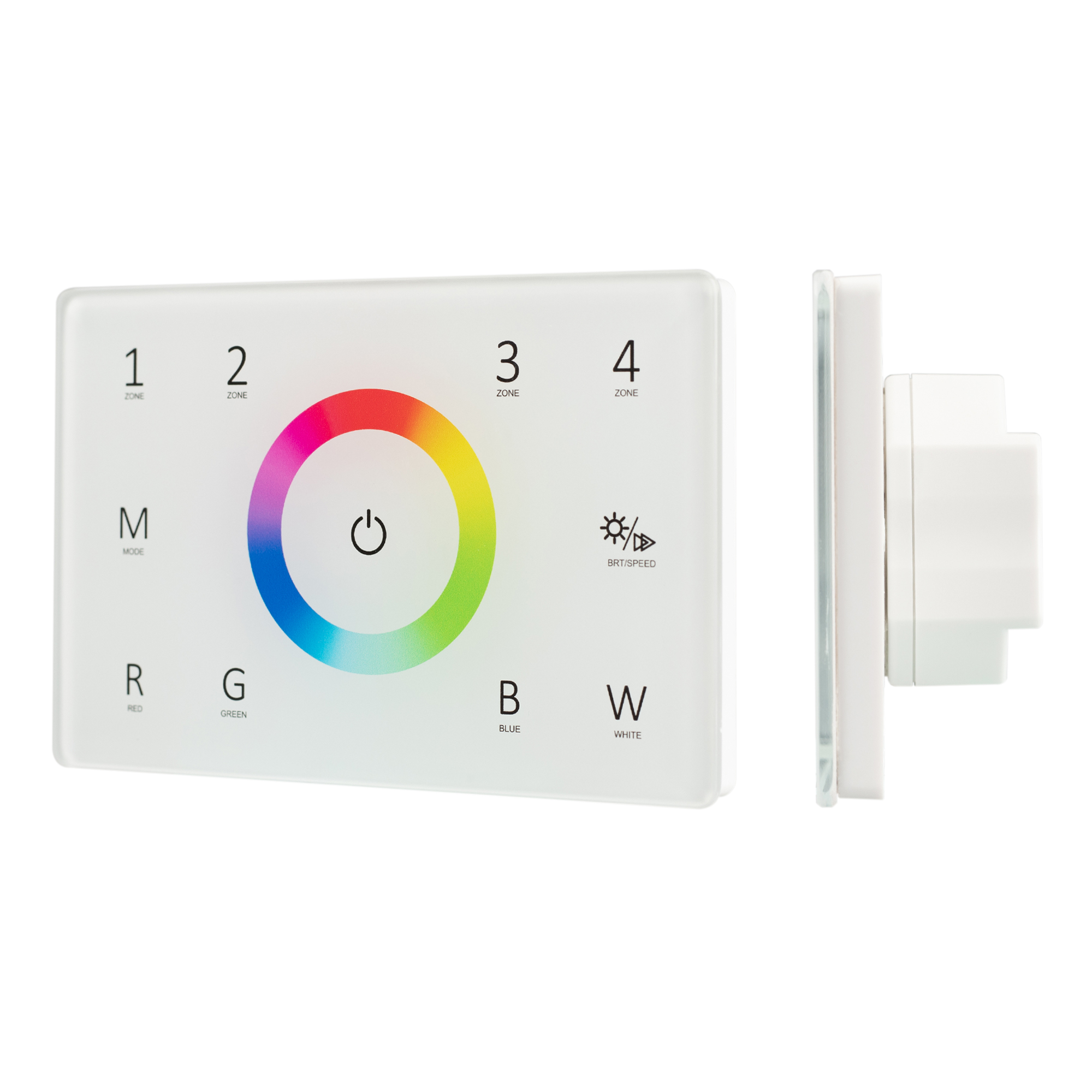 Панель Sens SMART-P85-RGBW White (230V, 4 зоны, 2.4G) 028404 - Arlight