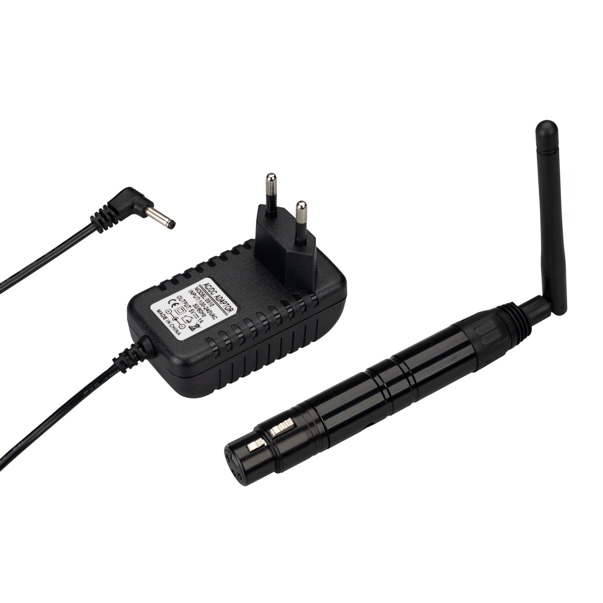 Усилитель SMART-DMX-Receiver Black (5V, XLR3 Male, 2.4G) 028417 - Arlight