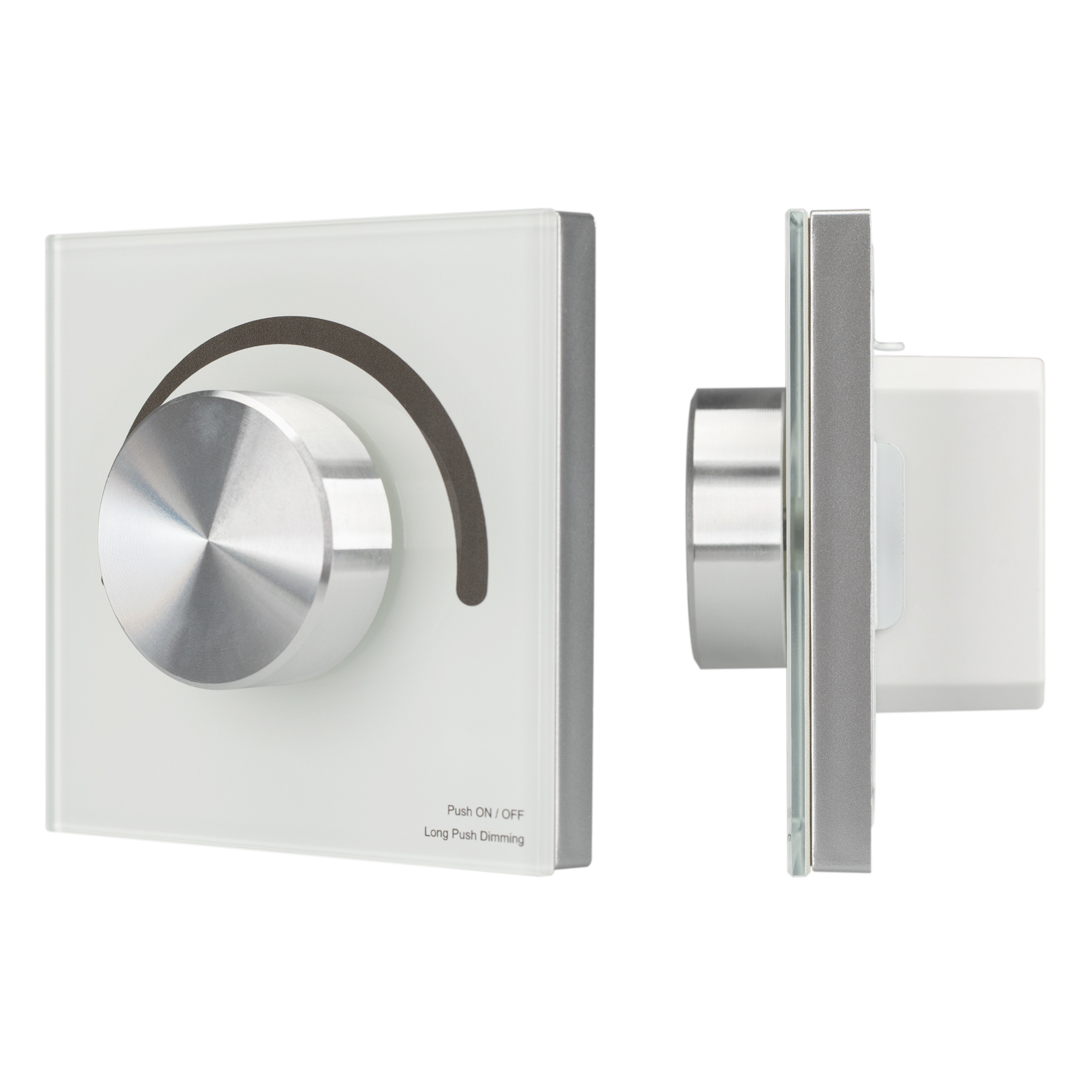 Панель SMART-P98-DIM-G-IN White (230V, 1.5A, 0/1-10V, Rotary, 2.4G) 028432 - Arlight