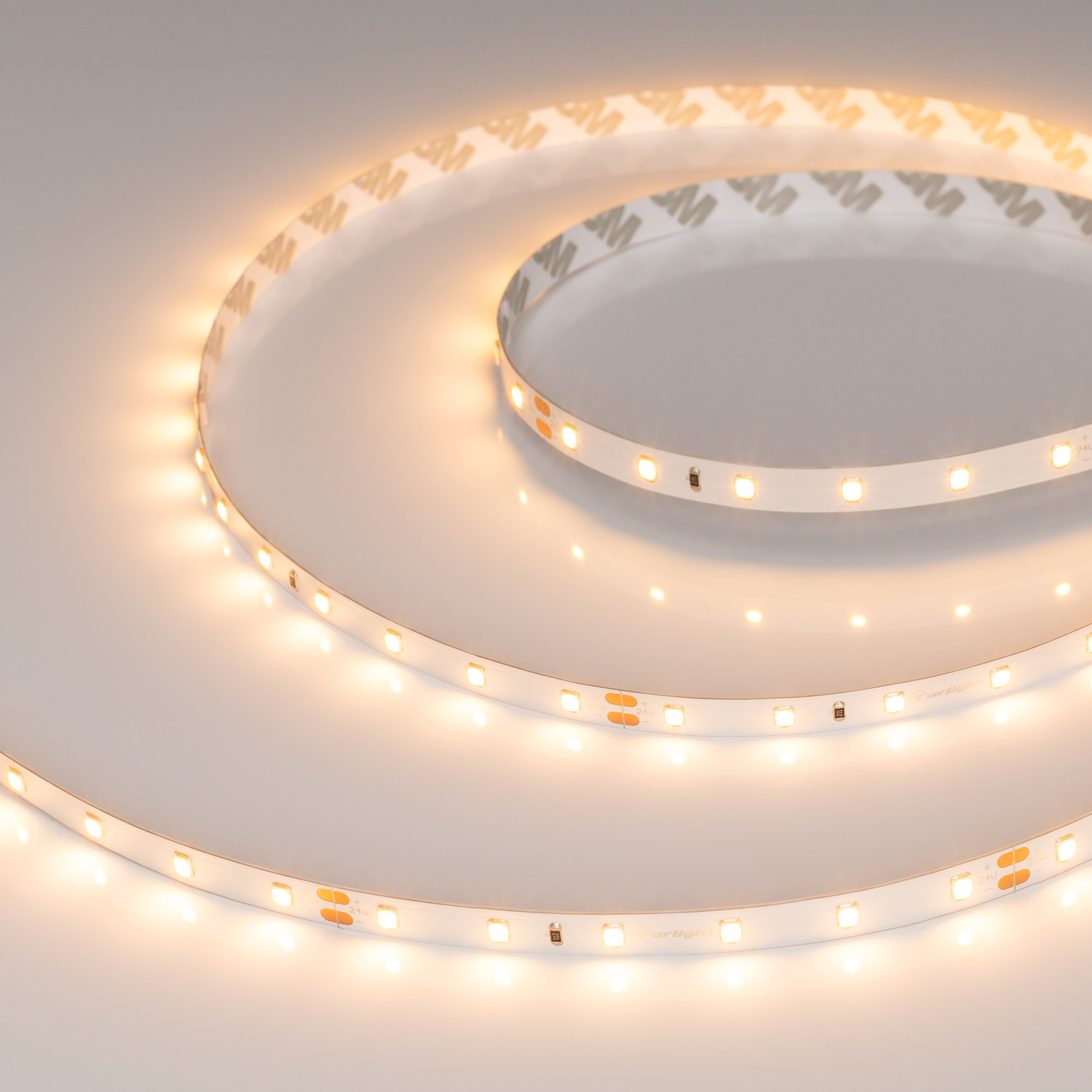 Лента RT-A60-8mm 24V Warm2400 (7.2 W/m, IP20, 2835, 5m) 028541(2) - Arlight