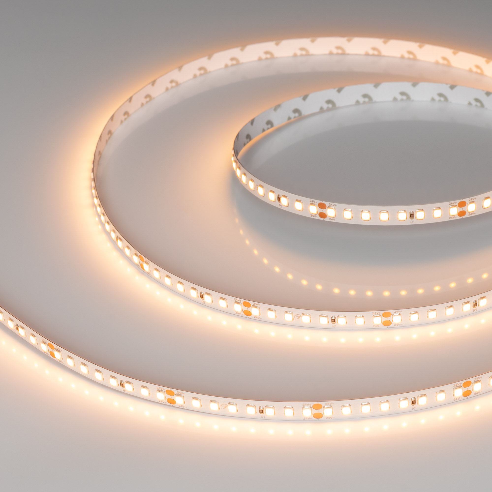 Лента RT-A160-8mm 24V Warm2400 (12 W/m, IP20, 2835, 5m) 028561(2) - Arlight