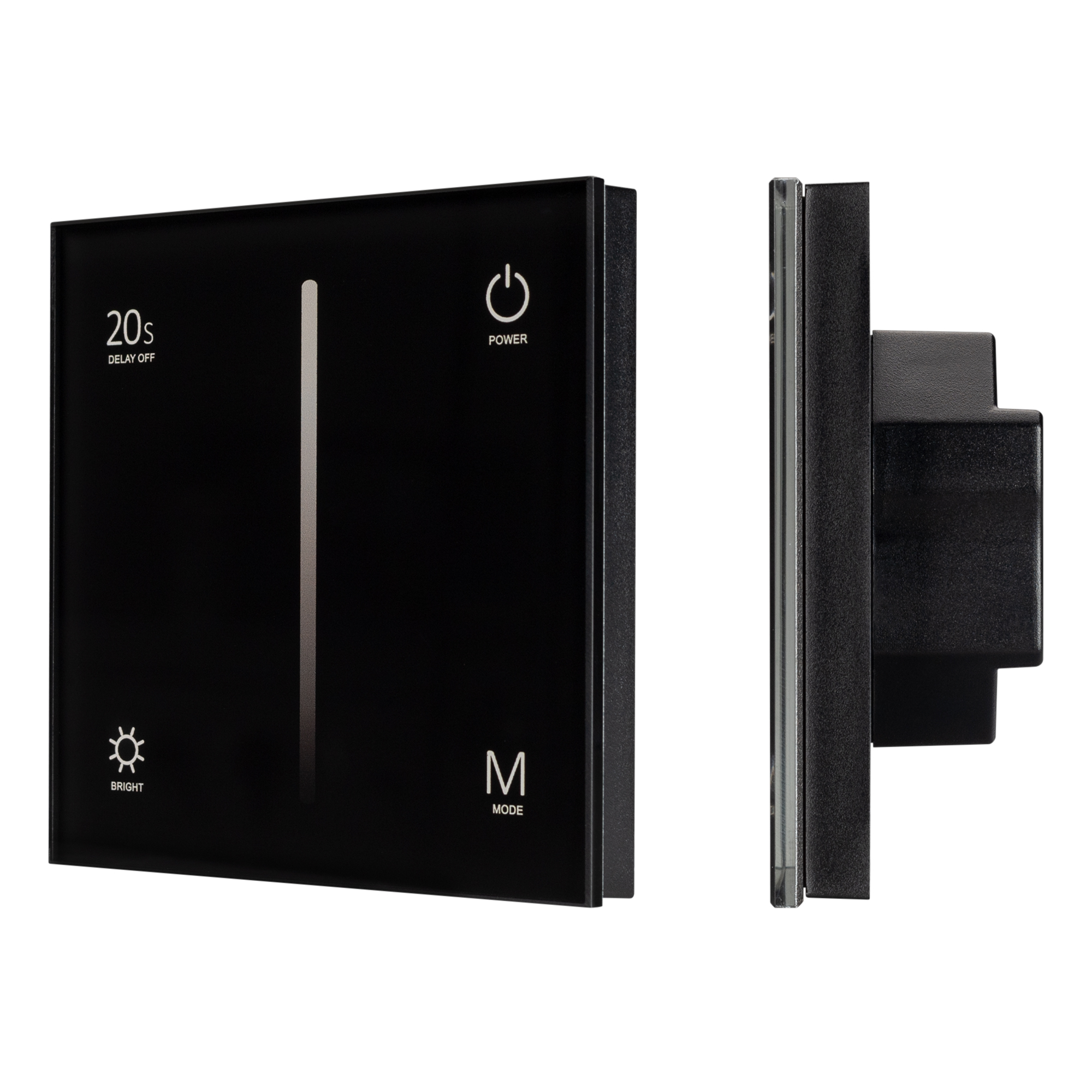 Панель SMART-P36-DIM-IN Black (230V, 1.2A, TRIAC, Sens, 2.4G) 028110 - Arlight