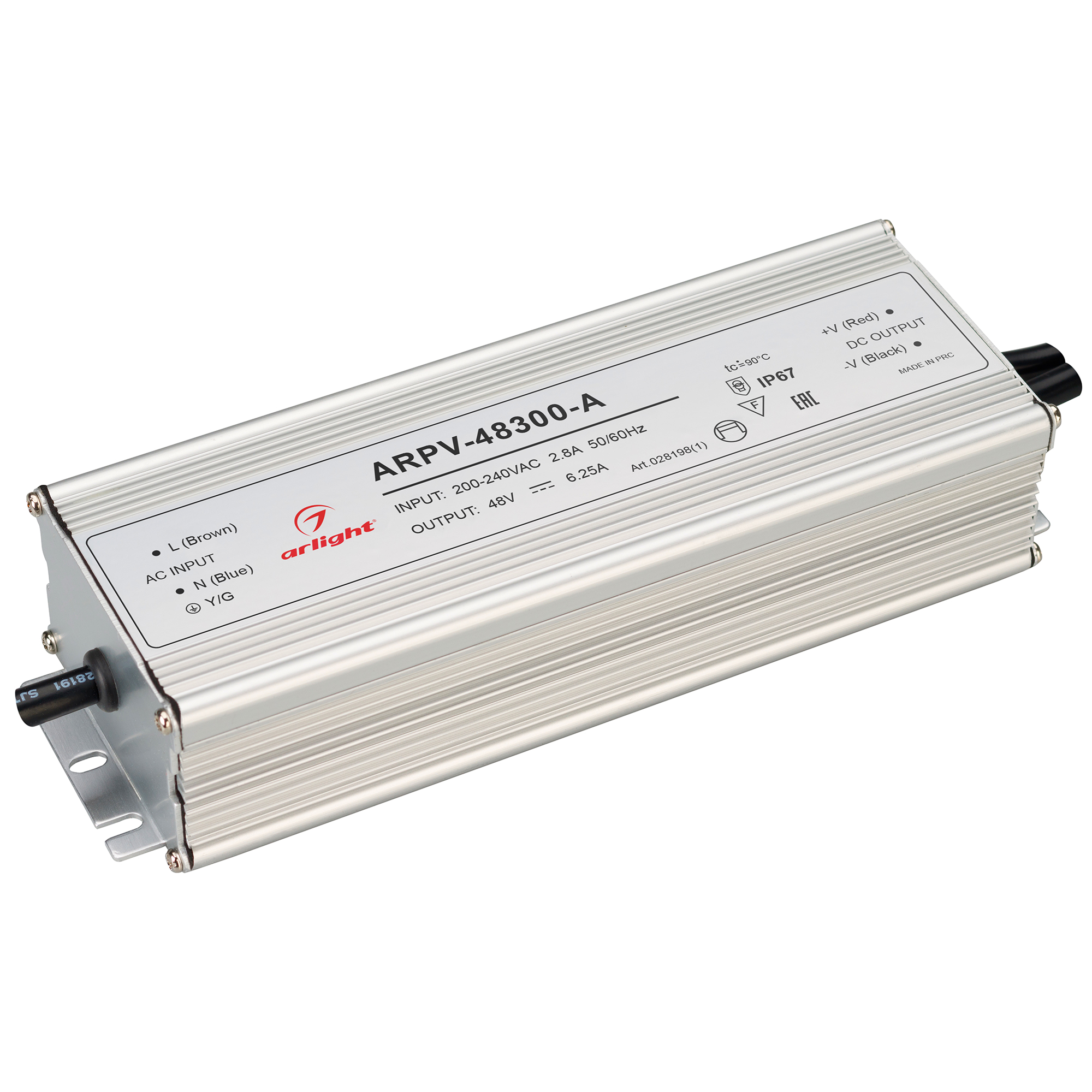 Блок питания ARPV-48300-A (48V, 6.25A, 300W) 028198(1) - Arlight