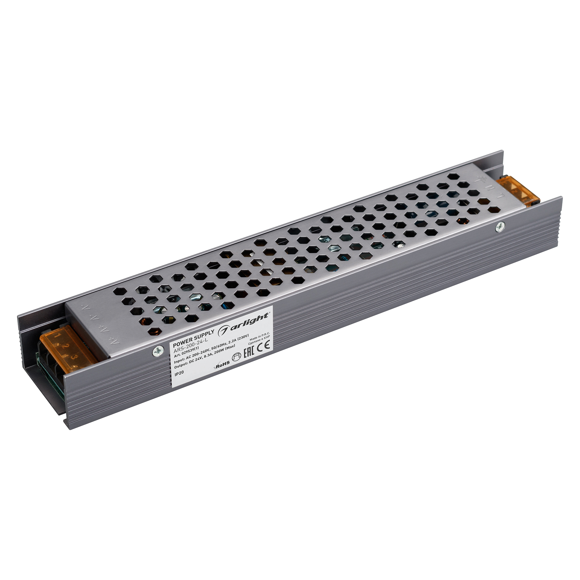 Блок питания ARS-200-24-L (24V, 8.3A, 200W) 029539(1) - Arlight
