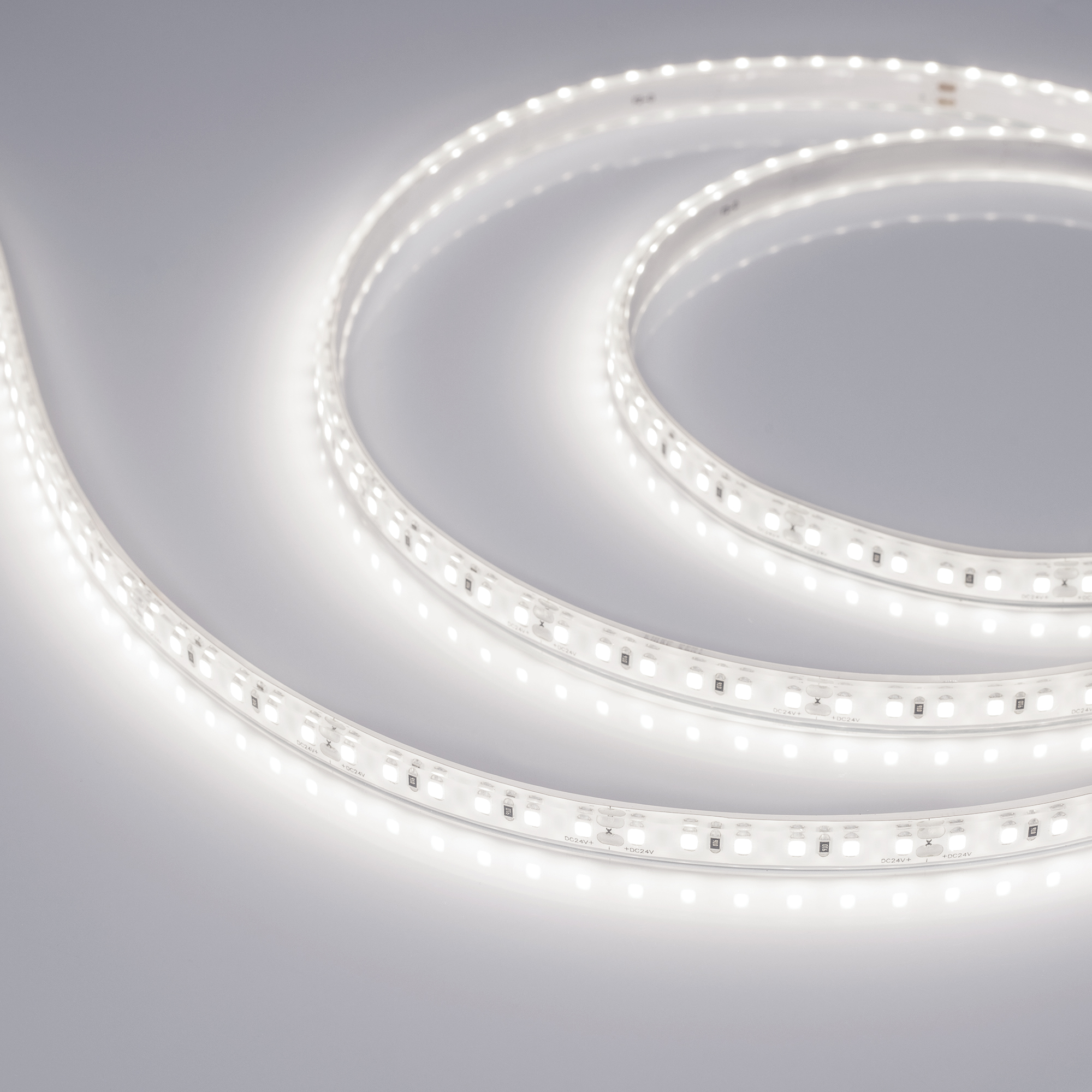 Лента герметичная RTW-PU-A120-10.5mm 24V Day4500 (16.8 W/m, IP68, Wire 2m, 5m) 029514(3) - Arlight