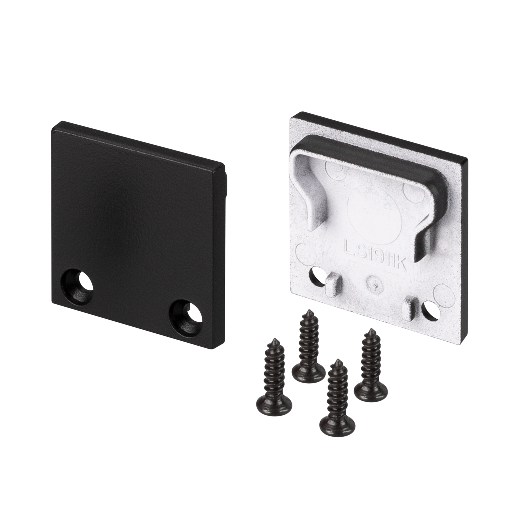 Заглушка SL-LINE-2011M SQUARE BLACK глухая 029180 - Arlight