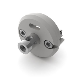 Заглушка ROUND-D30-DUAL с втулкой и отверстием 029216 - Arlight