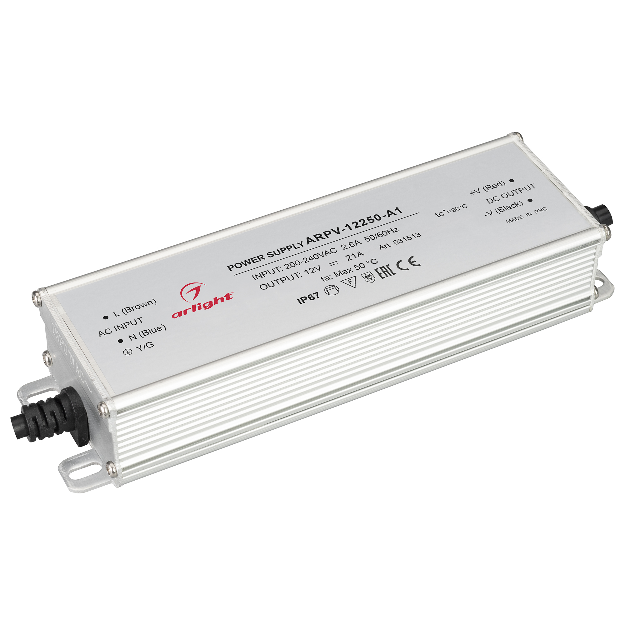Блок питания ARPV-12250-A1 (12V, 21A, 252W) 031513 - Arlight