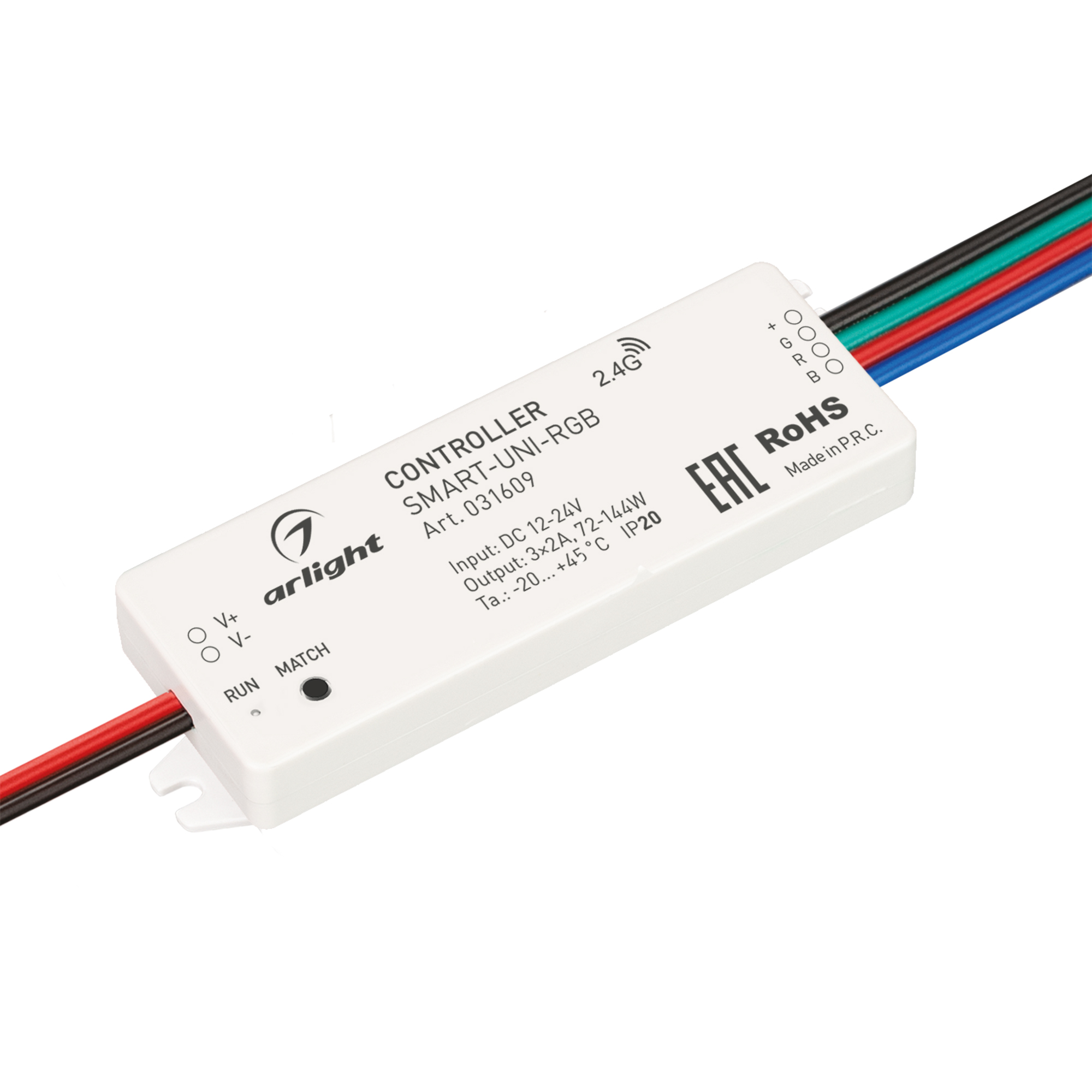 Контроллер SMART-UNI-RGB (12-24V, 3x2A, 2.4G) 031609 - Arlight
