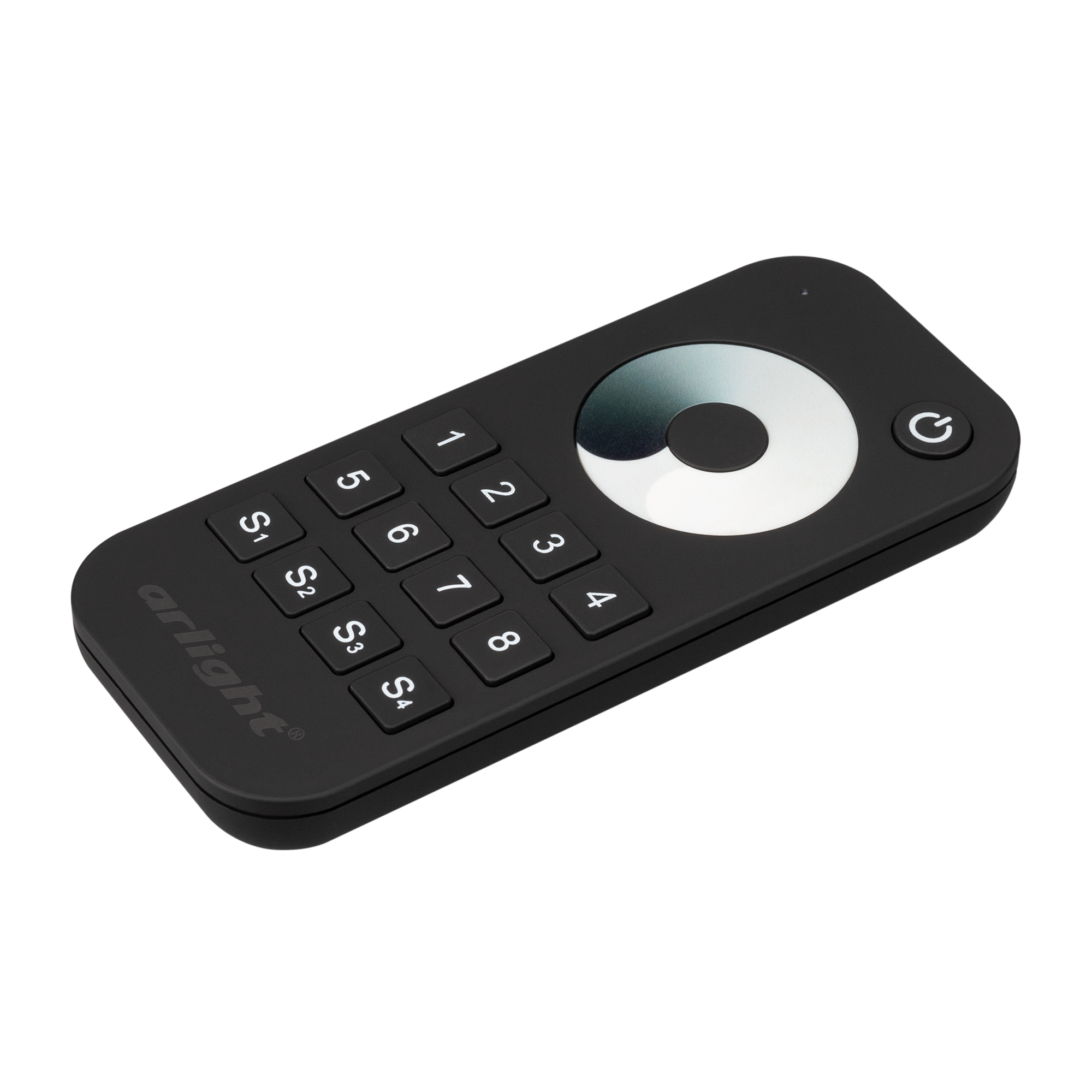 Пульт SMART-R24-DIM Black (8 зон, 2.4G) 031935 - Arlight