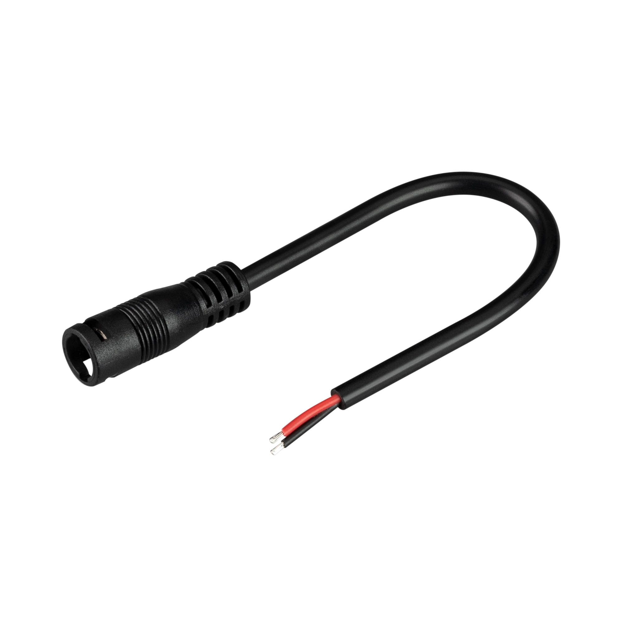 Коннектор выводной DC-MONO-2PIN-L150-F (JACK 5.5, LOCK) 032854 - Arlight