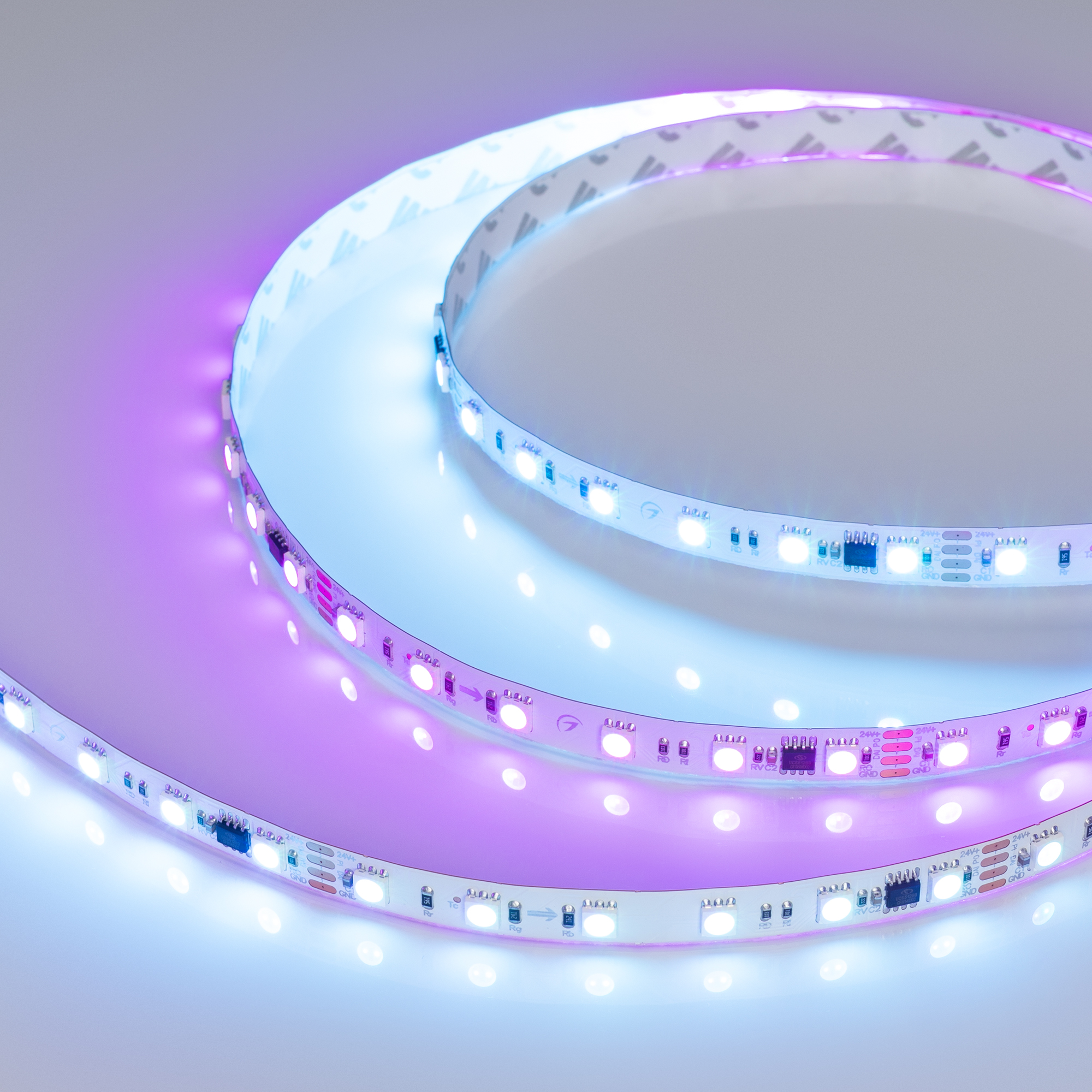 Лента DMX-B60-10mm 24V RGB-PX6 (14 W/m, IP20, 5060, 5m) 039183 - Arlight
