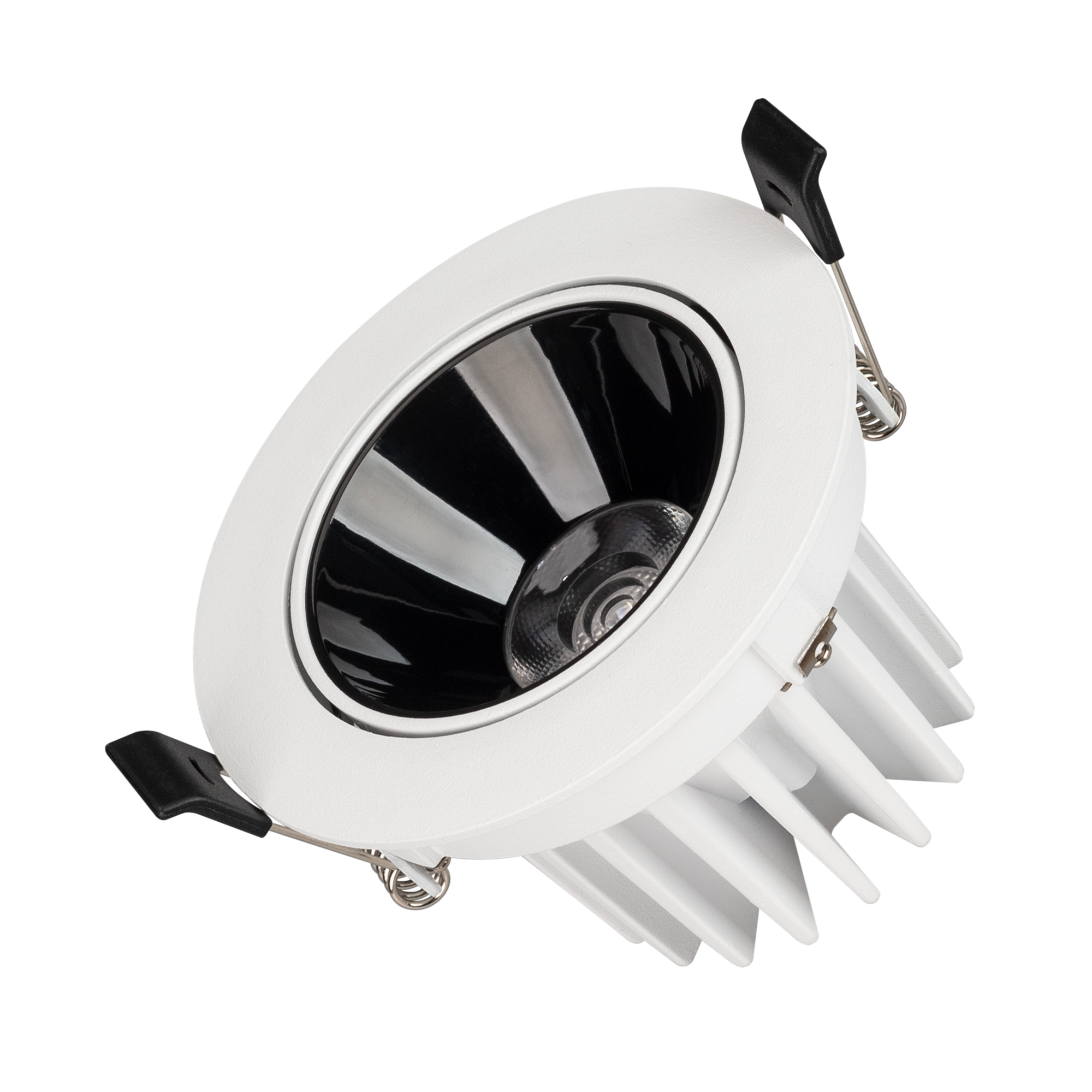 Светильник MS-FORECAST-BUILT-TURN-R102-12W Warm3000 (WH-BK, 32 deg, 230V) 035449 - Arlight
