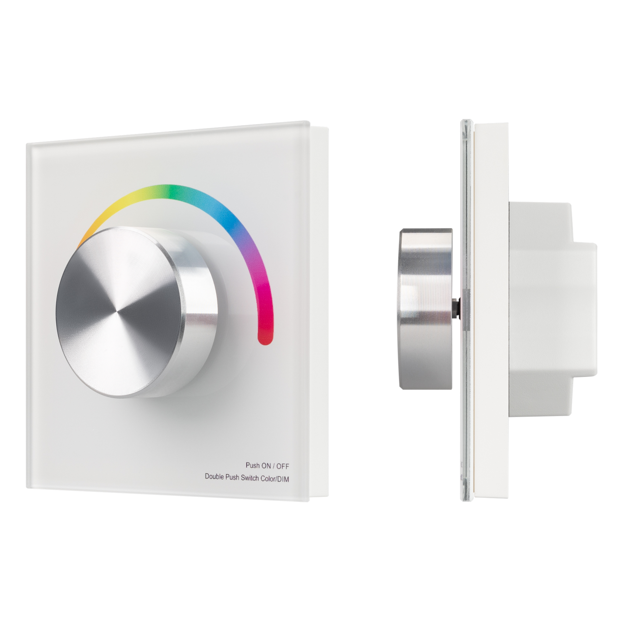 Панель SMART-P8-RGB-G-IN White (12-24V, 3x4A, Rotary, 2.4G) 033764 - Arlight
