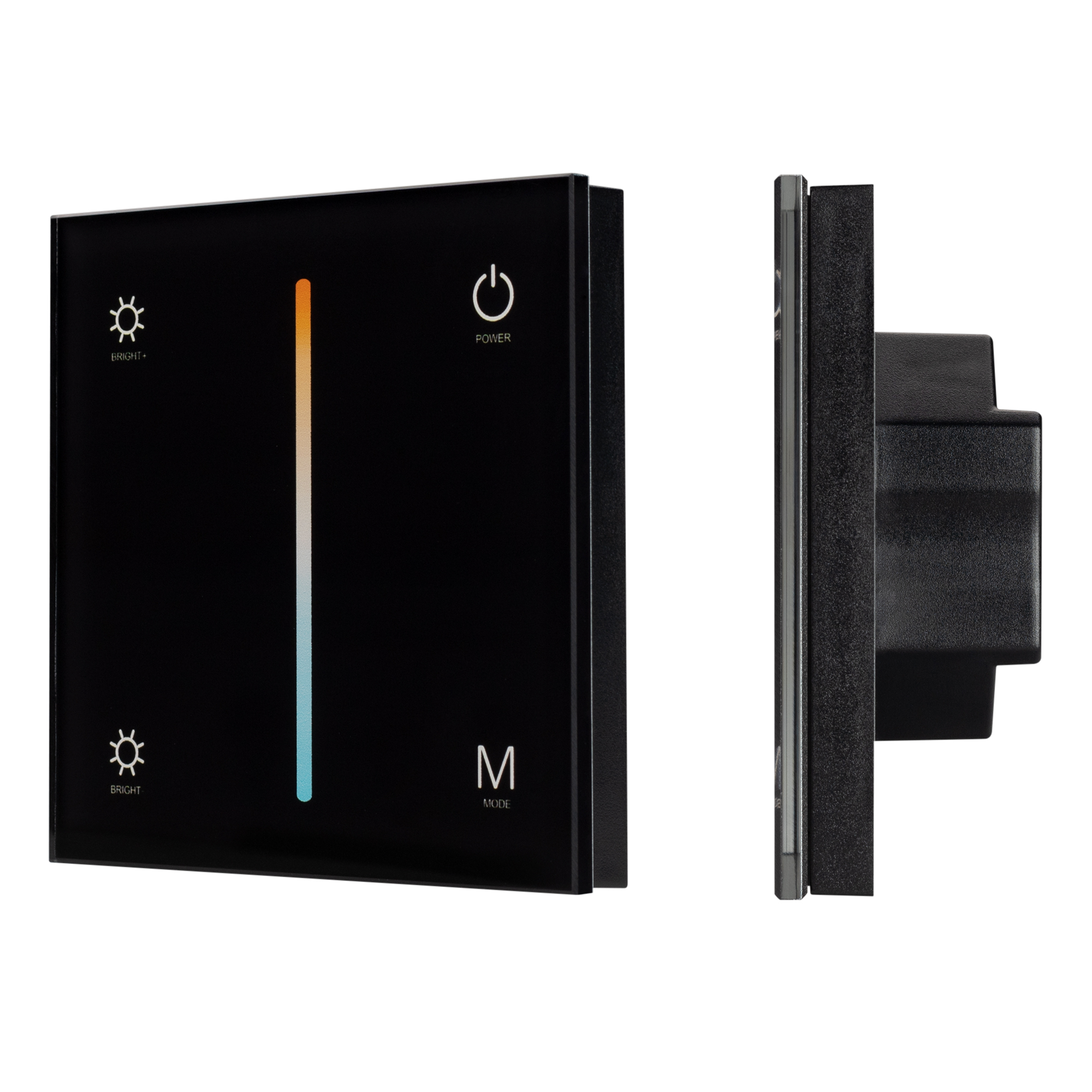 Панель SMART-P21-MIX-G-IN Black (12-24V, 4x3A, Sens, 2.4G) 033765 - Arlight