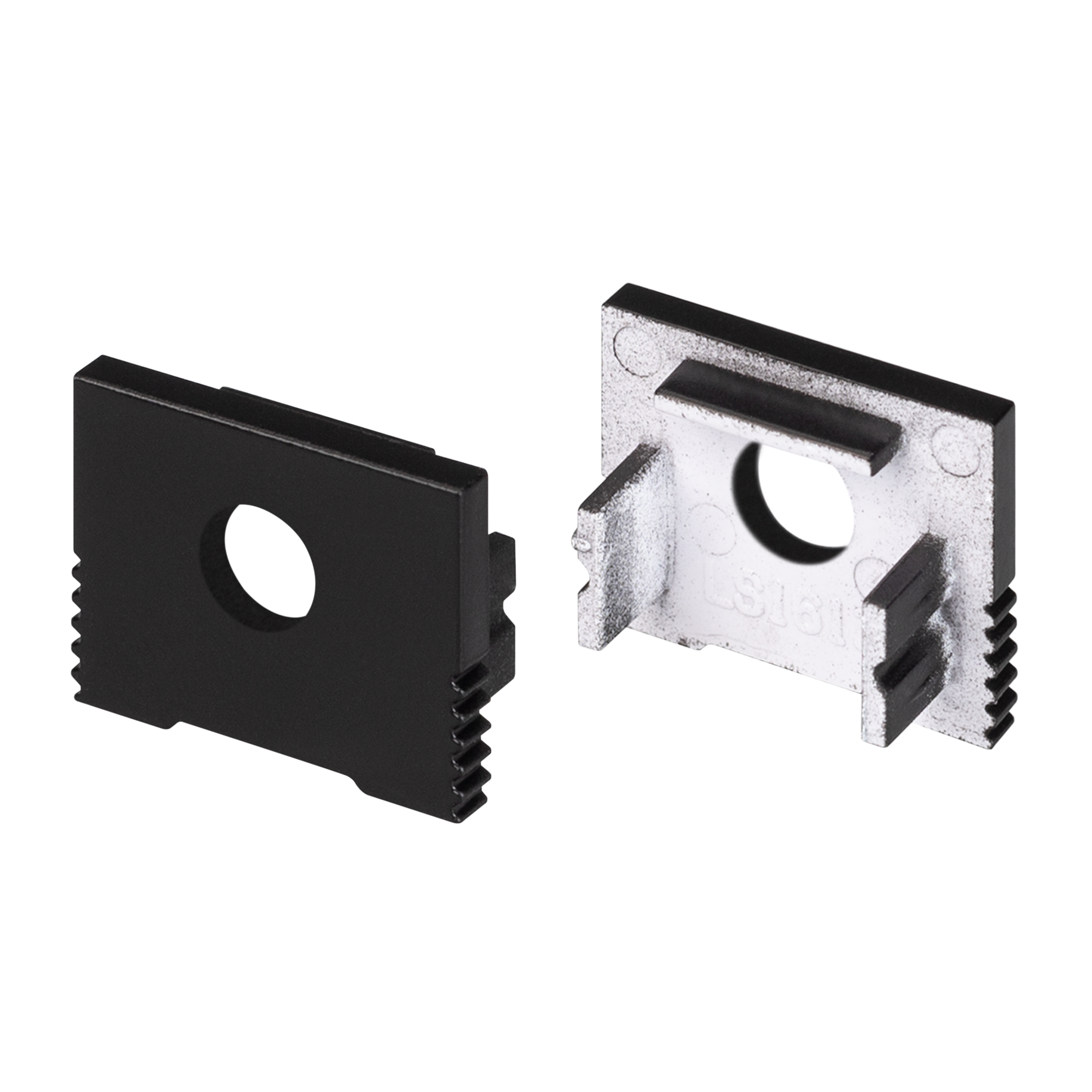 Заглушка SL-SLIM-H13M BLACK с отверстием 032998 - Arlight