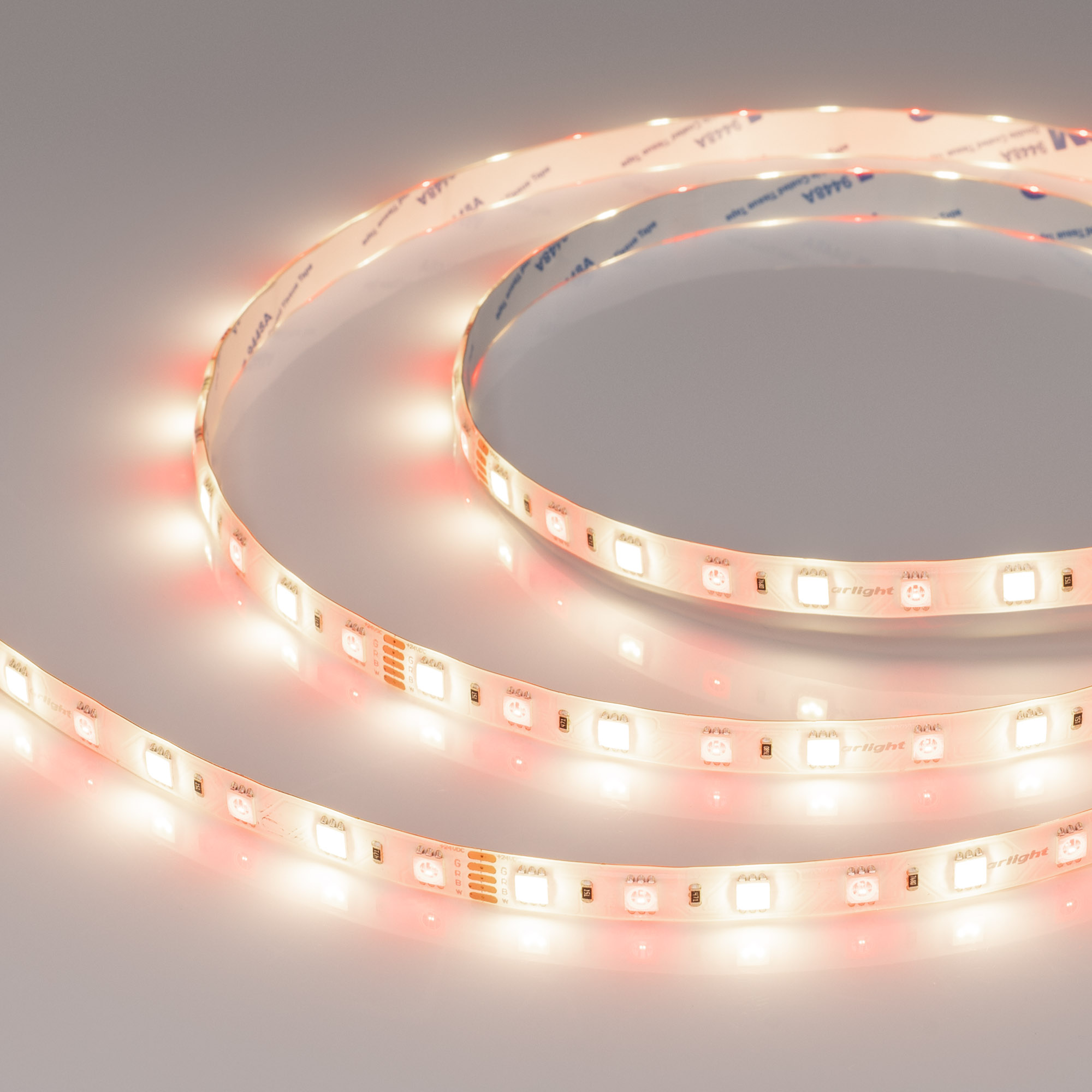 Лента RTW-SE-B60-10mm 24V RGBW-Day (14.4 W/m, IP65, 5060, 5m) 034154 - Arlight