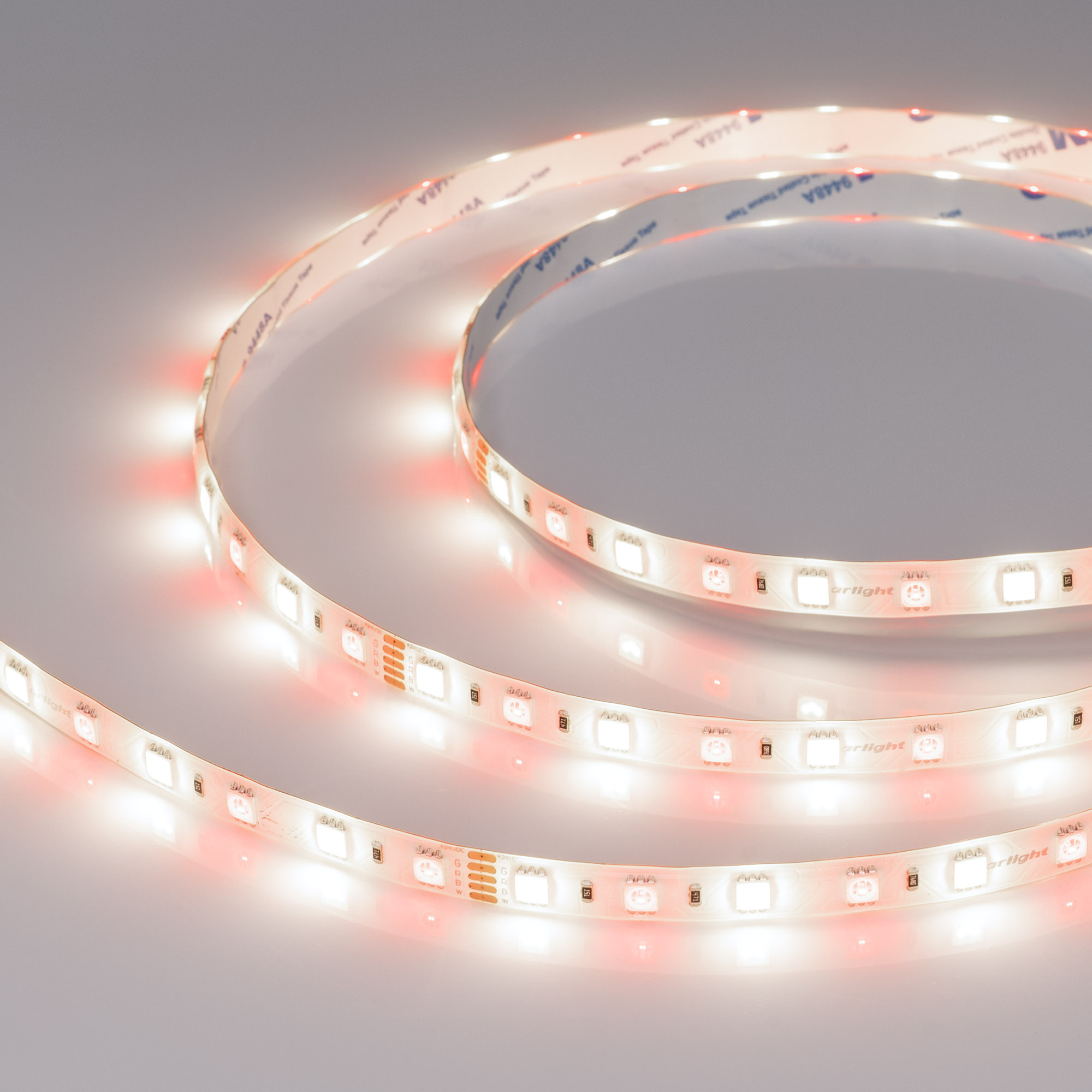 Лента RTW-SE-B60-10mm 24V RGBW-White (14.4 W/m, IP65, 5060, 5m) 034184 - Arlight