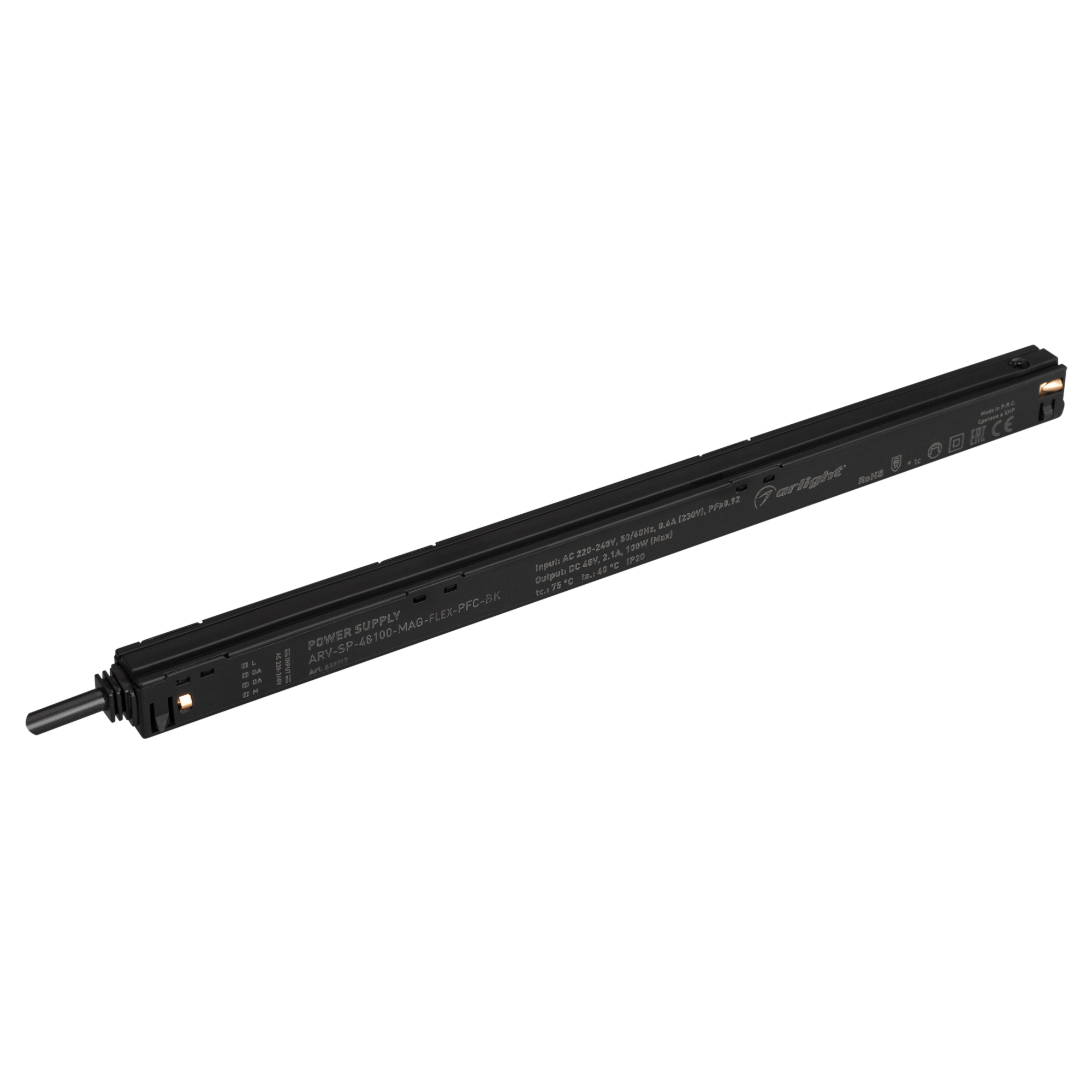 Блок питания ARV-SP-48100-MAG-FLEX-PFC-BK (48V, 2.1A, 100W) 039917 - Arlight