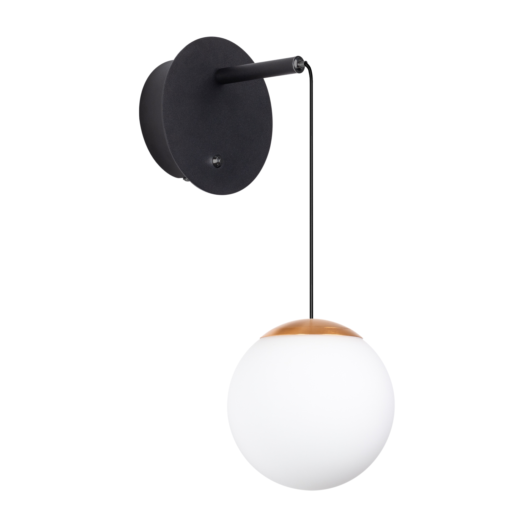 Светильник SP-BEADS-WALL-HANG-R130-6W Day4000 (BK-GD, 180 deg, 230V) 037065 - Arlight
