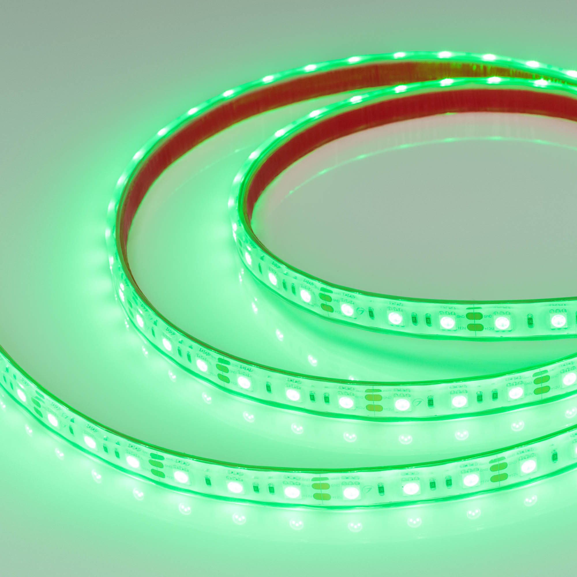 Лента герметичная RTW-PFS-B60-13mm 12V Green (14.4 W/m, IP68, 5060, 5m) 036442 - Arlight